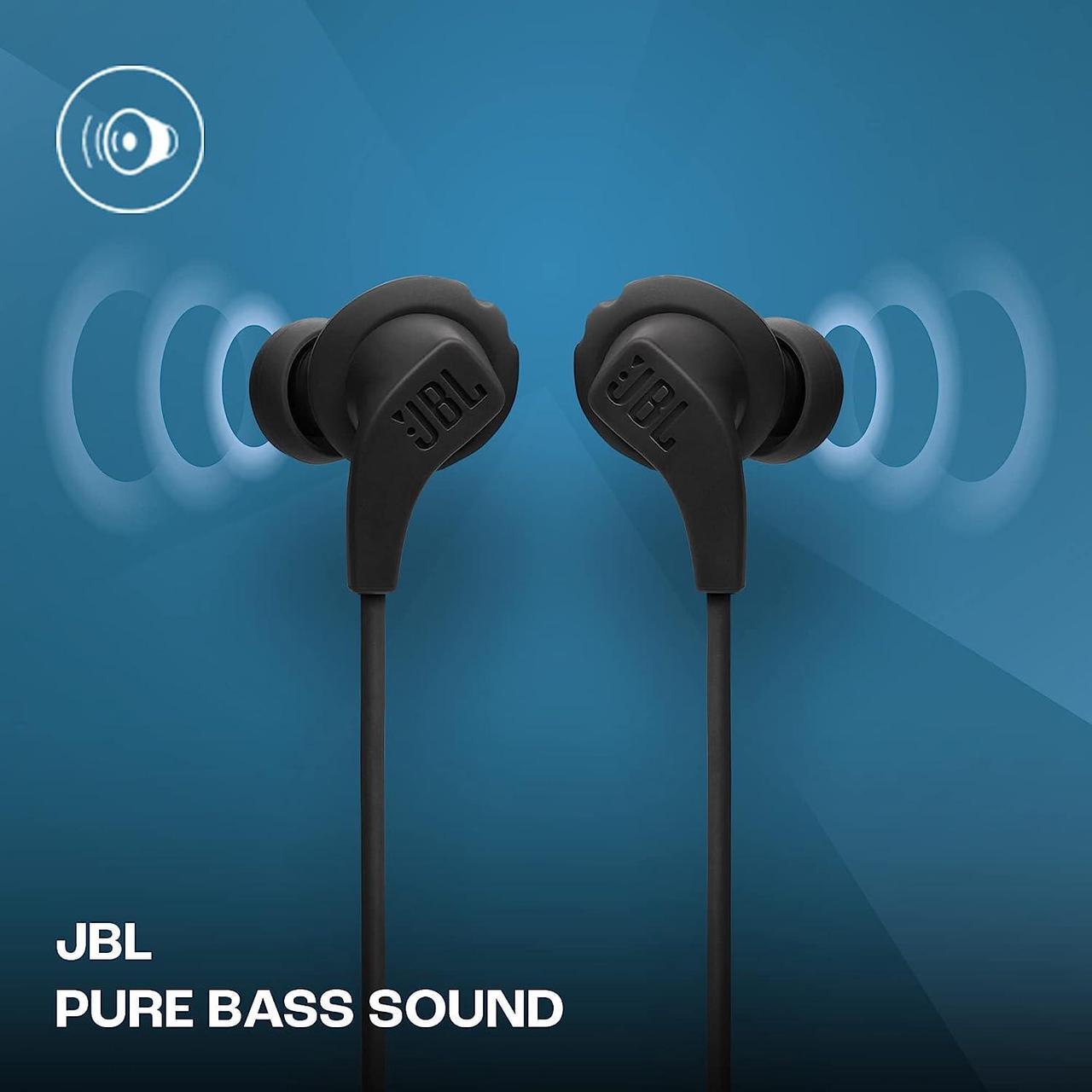 Alt view image 4 of 6 - JBL Endurance Run 2, Sports in Ear Wired Earphones with Mic, Pure Bass, Waterproof , Flexsoft eartips, Magnetic Earbuds, Fliphook & TwistLock Technology with Voice Assistant Support for Mobiles