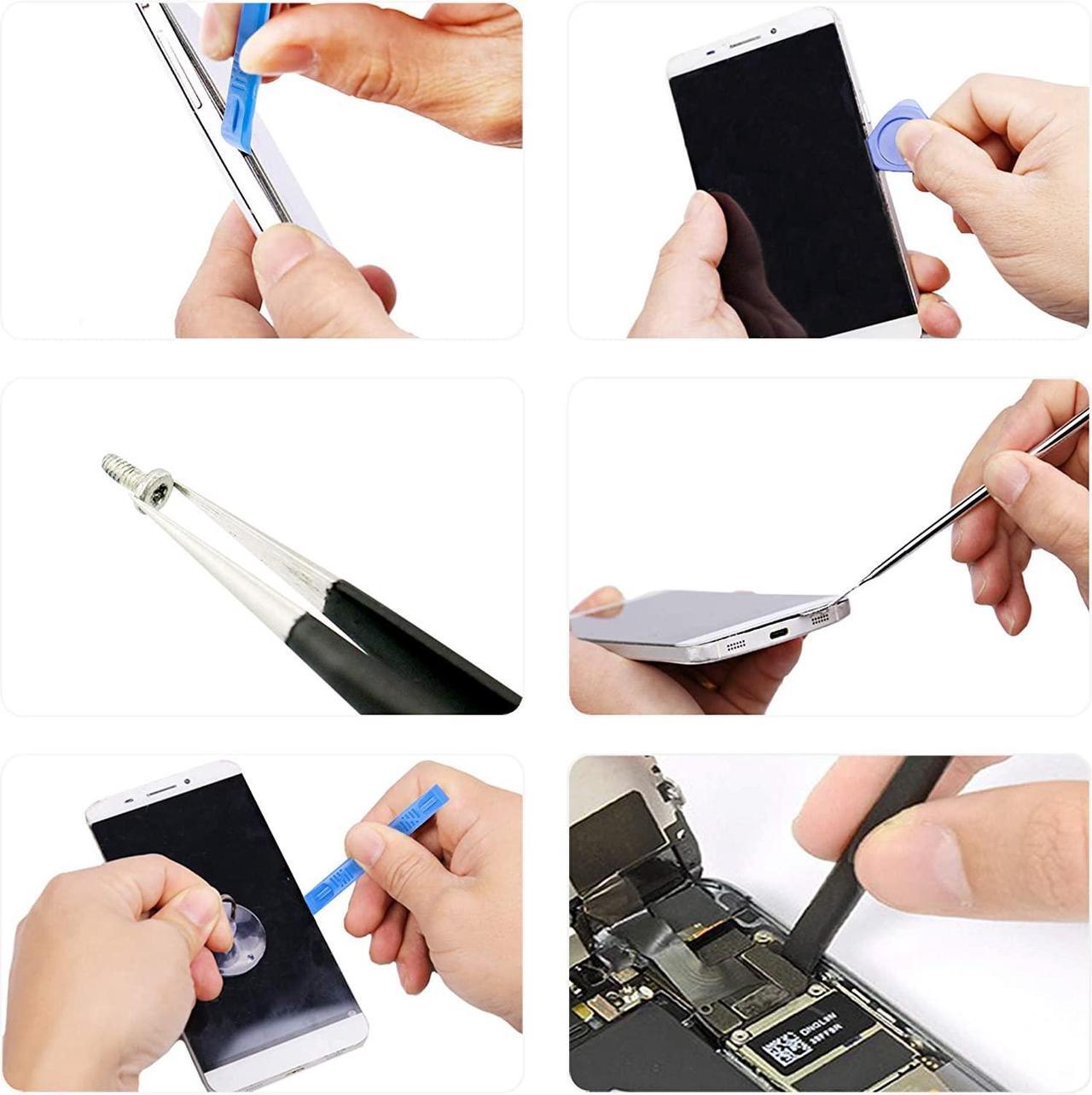 Alt view image 6 of 7 - 140 in 1 Precision Screwdriver Set, Professional Computer Laptop Repair Tool Kit, Electronics Repair Tool with 120 Magnetic Bits, Compatible for Macbook, iPhone, Game Console, Tablet