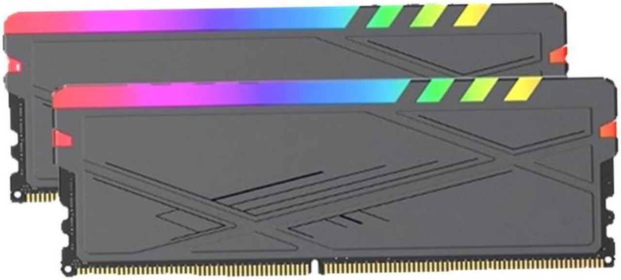 CORN DDR4 RGB RAM 3600MHz 32GB (2x16GB) 16GB(2X8GB) CL18 1.35V Samsung B-die support XMP2.0 overclocking DDR4 Desktop Compter Memory 16GB (2 x 8GB) Gray