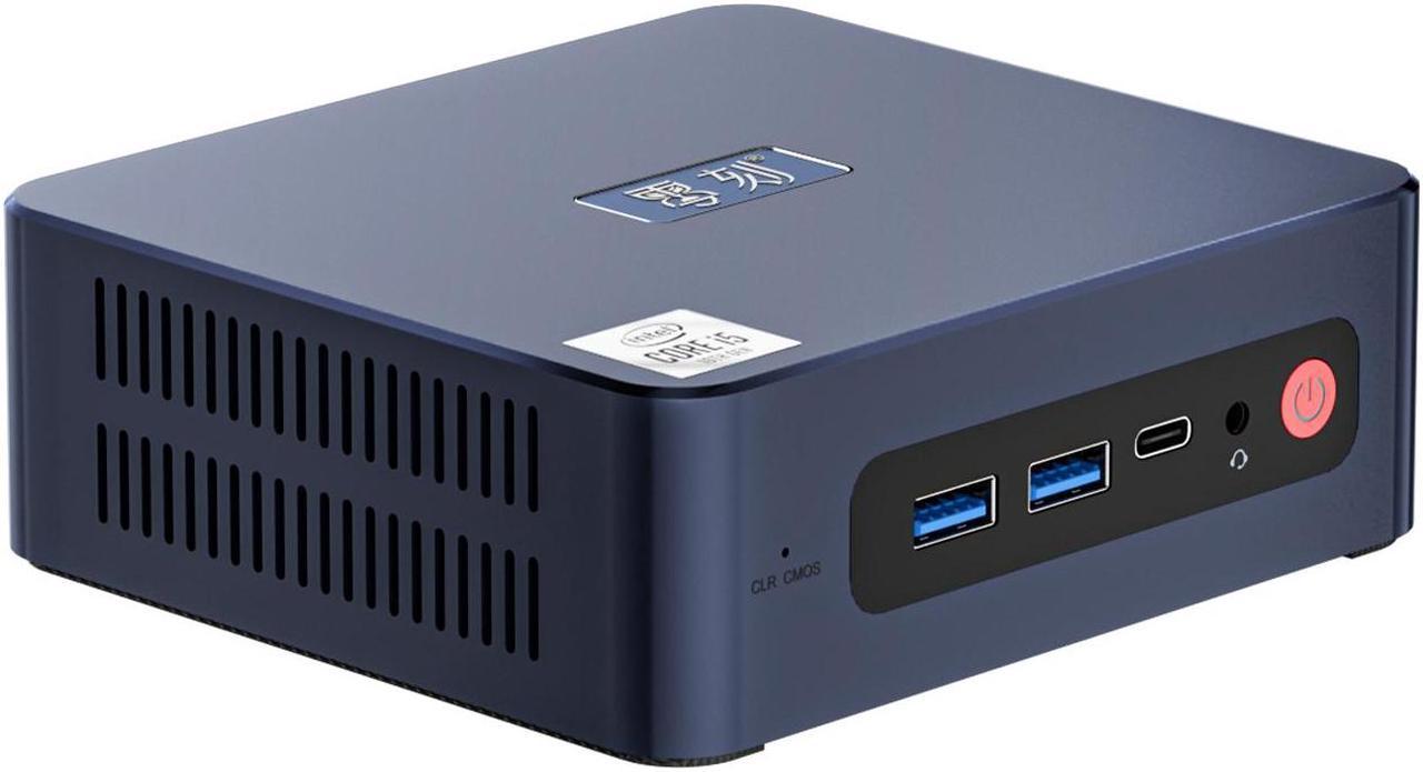 Beelink SEi10 Mini Computers Intel Core i5-1035G7(Up to 3.7GHz), 16GB RAM 500GB/1TB M.2 SSD, Dual Type-C Port Micro PC with 5K@60HZ Triple Display DP&HDMI&Type-C/WiFi6/BT5.2/1000M LAN/USB3.2