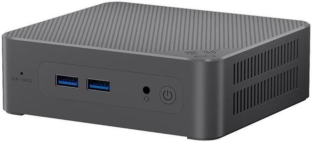 Beelink EQ12 Mini PC, Intel 12th Gen Alder Lake-N100(Up to 3.4GHz), 8/16GB DDR5 RAM 500GB PCIe3.0 x1 SSD,4K Triple Display/USB3.2/WiFi6/BT5.2/Dual 2.5Gbps for Home/Office Grey no ram and ssd