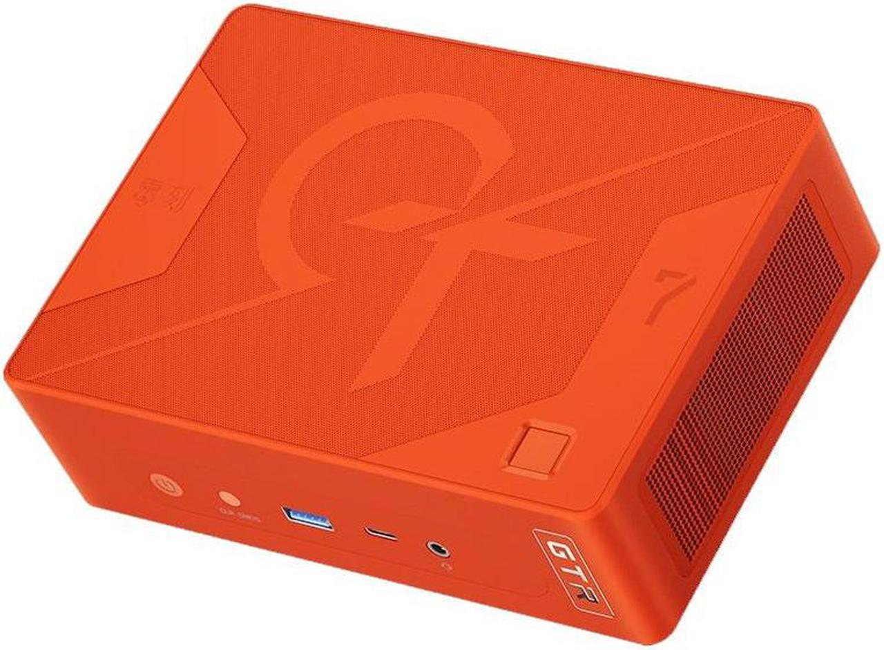 Beelink GTR7 Mini PC Up to 65W TDP AMD Ryzen 7 7840HS (8C/16T up to 5.1Ghz) 16/32G DDR5 + 512GB/1TB M.2 2280 PCle 4.0 SSD(Read 7200MB), WiFi 6, BT 5.2, 0.5S Fingerprint scanner Four-screen Display