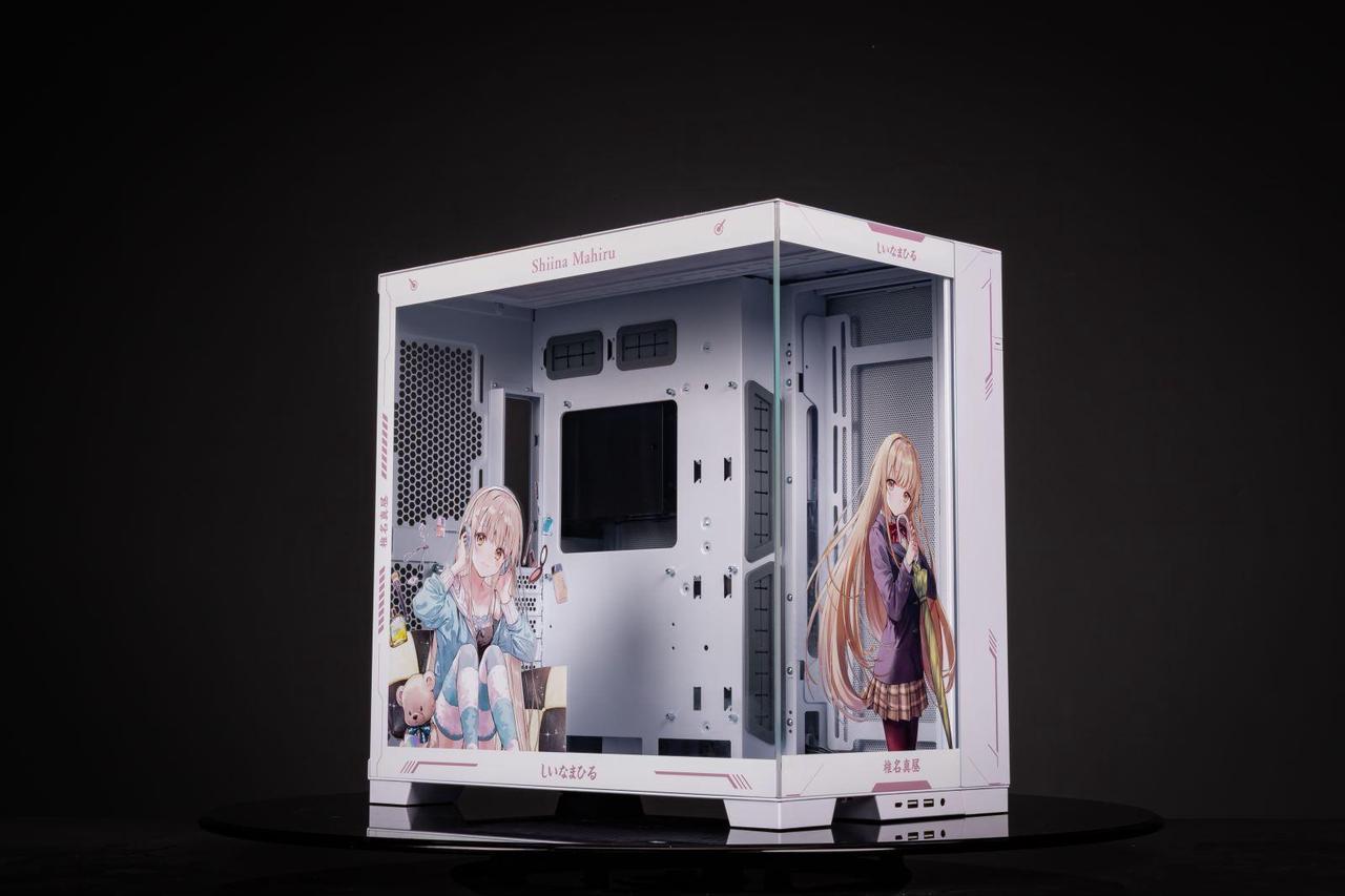 Shiina Mahiru Cartoon Theme O11Dynamic EVO O11DEX Aluminum / Steel / Tempered Glass ATX Mid Tower Computer Case