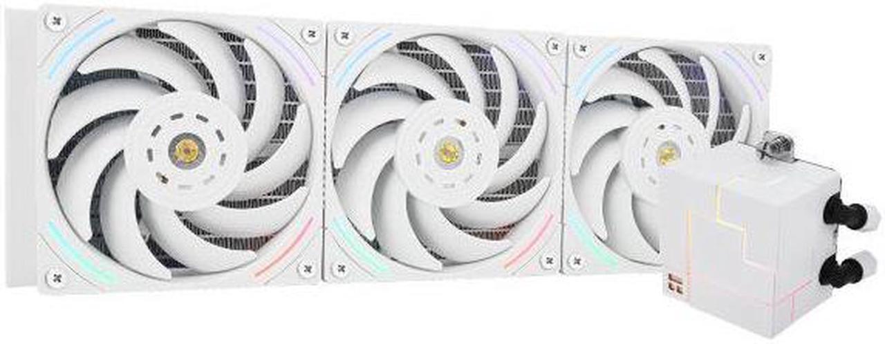 Core Matrix 360 Addressable RGB Hydro Cooling Intel LGA115X/1200/1700/2011/2066, AMD AM4/AM5 CPU Liquid Cooling for Thermalright Core Matrix 360 White 360mm