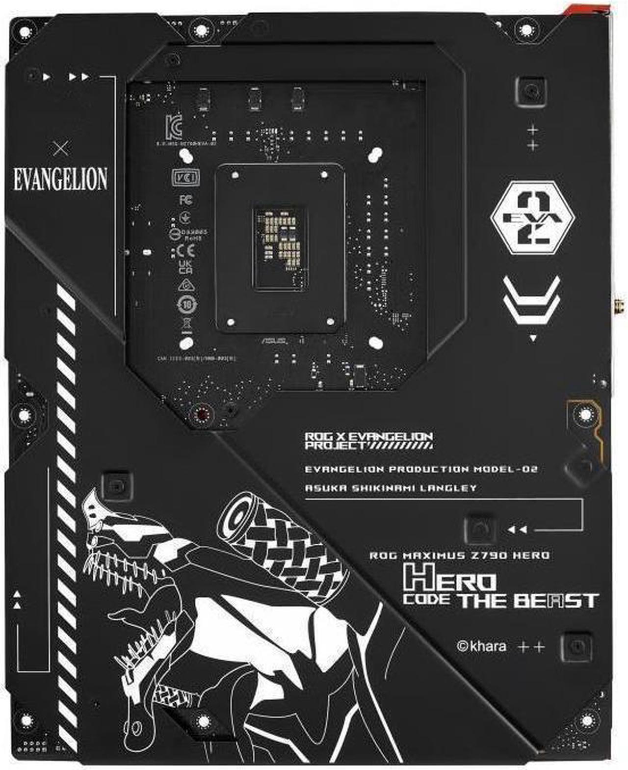Alt view image 4 of 6 - Evangelion ROG MAXIMUS Z790 HERO EVA-02 Limited EDITION, LGA 1700 13/12th, Robust Power Solution, Optimized VRM Thermals, Next-Gen M.2 Support, Abundant Connectivity, Z790 Motherboard