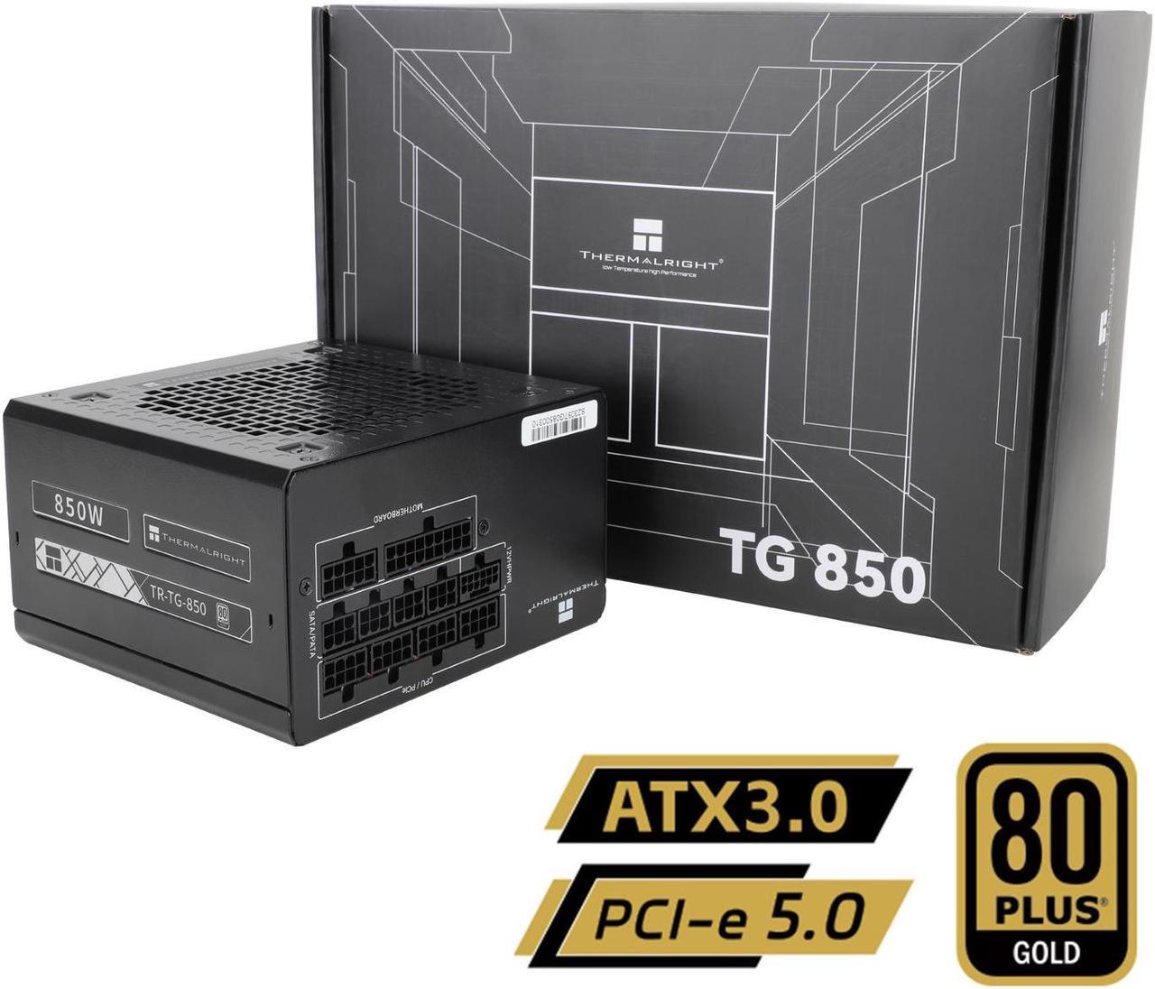 ATX3.0 PCI-E 5.0 850W TG-850-W GOLD Full MODULAR PSU, Power Supply for Thermalright 850W