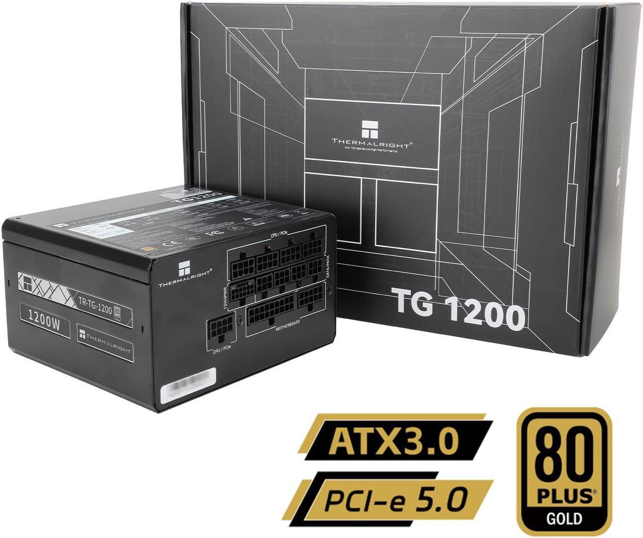 ATX3.0 PCIE 5.0 1200W TG-1200-W GOLD Full MODULAR PSU, Power Supply for Thermalright 1200W 1200W