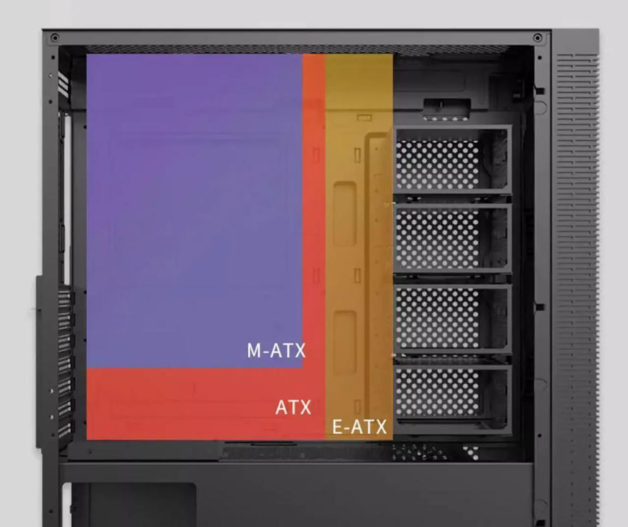 CORN Micro ATX/ATX/E-ATX Full Tower 12*HDD/2*SSD Drive Bays NAS Server ...