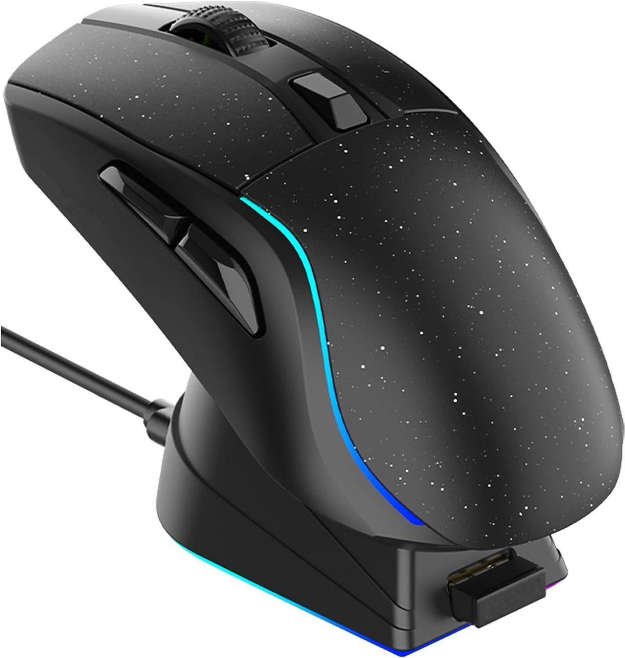 Main image of CORN Wireless Gaming Mouse with RGB Charging Dock,High-Precision Sensor,Programmable Side Buttons and 120Hr Long-Lasting Battery,Up to 12K DPI,Great for PC Gaming Tablet Mac DAREU