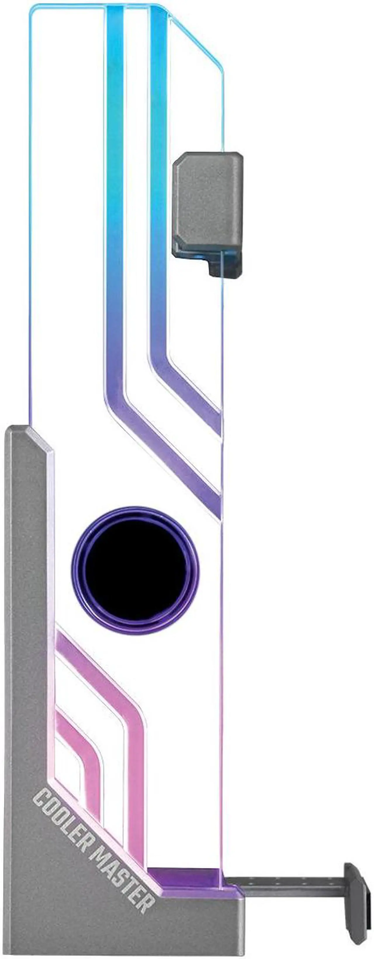 Alt view image 6 of 6 - ATLAS ARGB GPU SUPPORT ARGB Infinity Mirror Aluminum Tool-free GPU Stand for Cooler Master