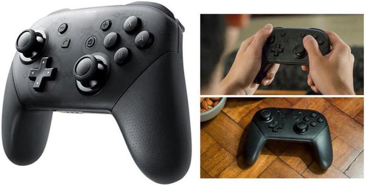 Alt view image 2 of 2 - Wireless Switch Controller for Nintendo Switch, Remote Pro Controller Gamepad CORN Joystick for Switch Pro Console, Supports Gyro Axis, Adjustable Turbo and Dual Vibration (Non Offical) Black 2 Packs