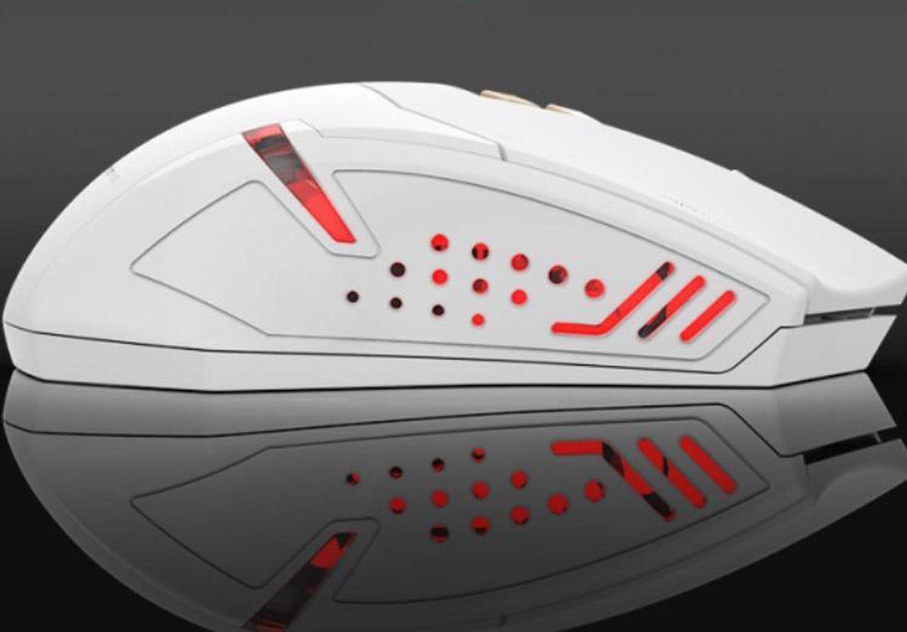 Alt view image 3 of 5 - CORN White and Gold High-End Keyboard & Mouse with Top Professional Gaming Chips, 2.4GHZ Wireless Technology, Multimedia, and Cool Glare Mode