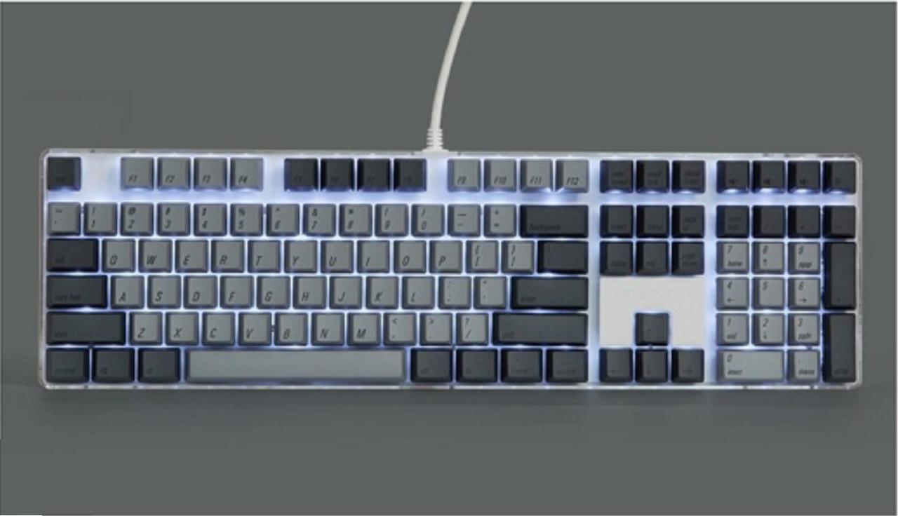 Main image of Qisan Magicforce N-key Rollover  Mechanical Keyboard Gaming Keyboard Gatron Red 100% Full Size 108 Keys with White Backlight Case,PBT Keycaps