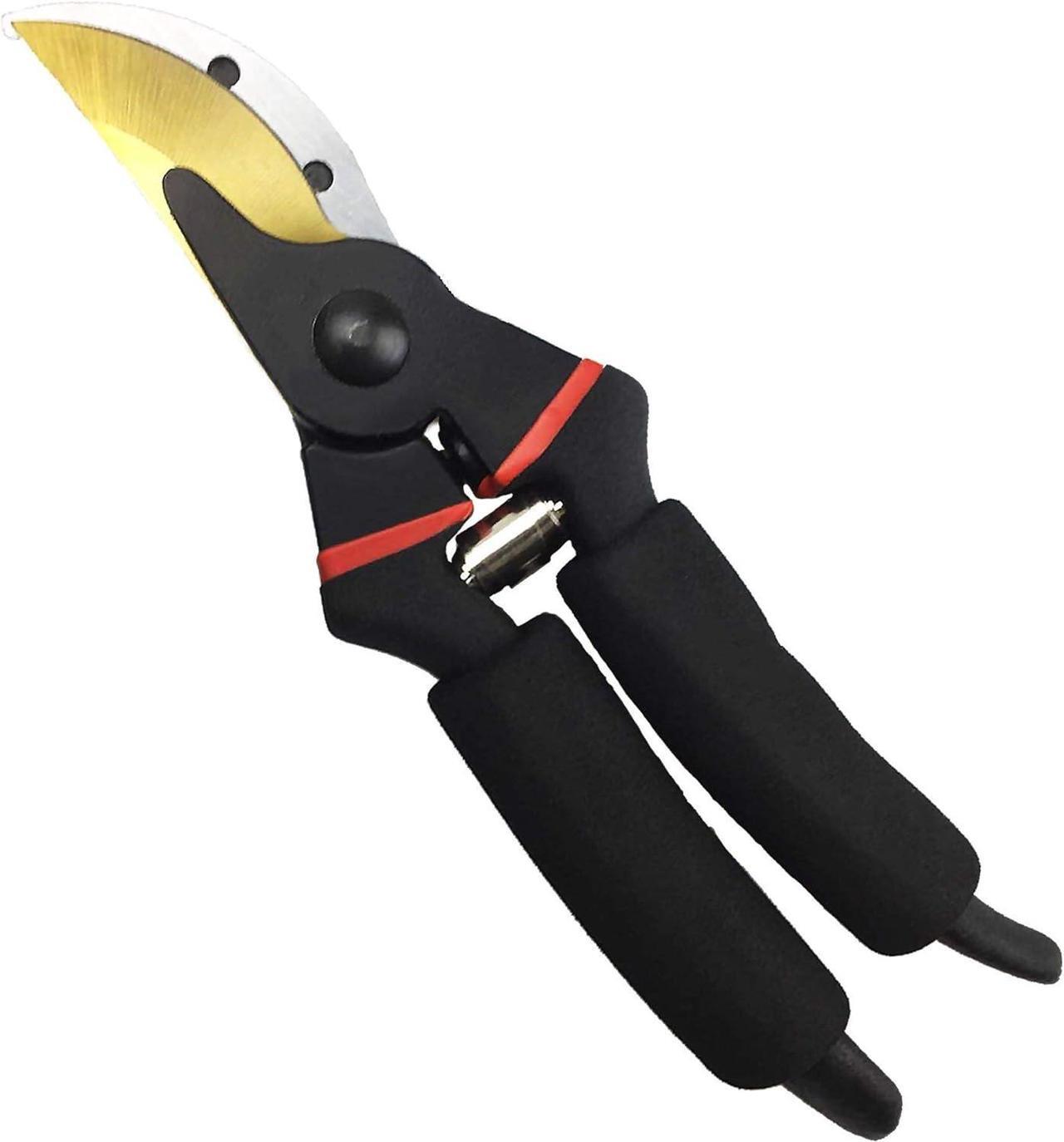Alt view image 2 of 7 - Corn Electronics 8" Professional Premium Titanium Bypass Pruning Shears (GPPS-1003), Hand Pruners, Garden Clippers.