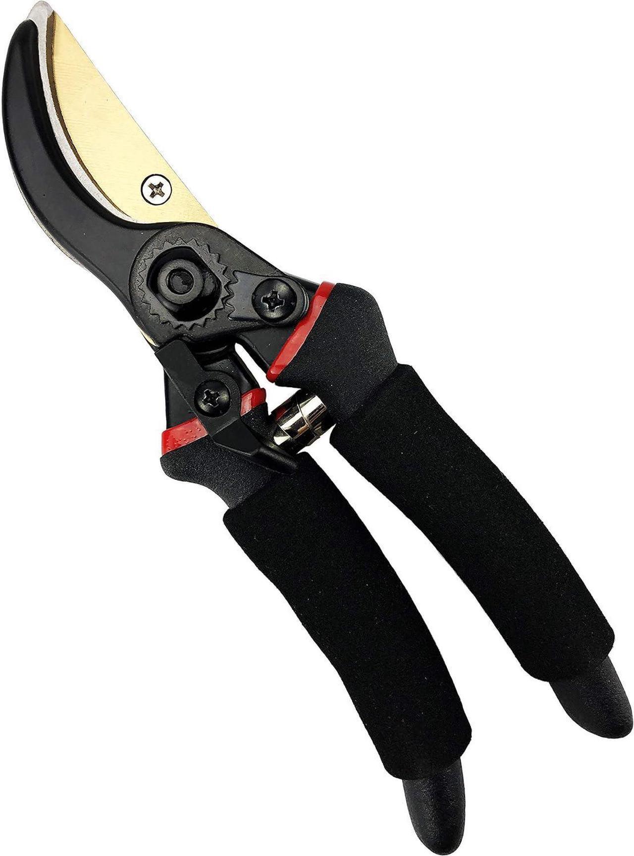 Alt view image 3 of 7 - Corn Electronics 8" Professional Premium Titanium Bypass Pruning Shears (GPPS-1003), Hand Pruners, Garden Clippers.