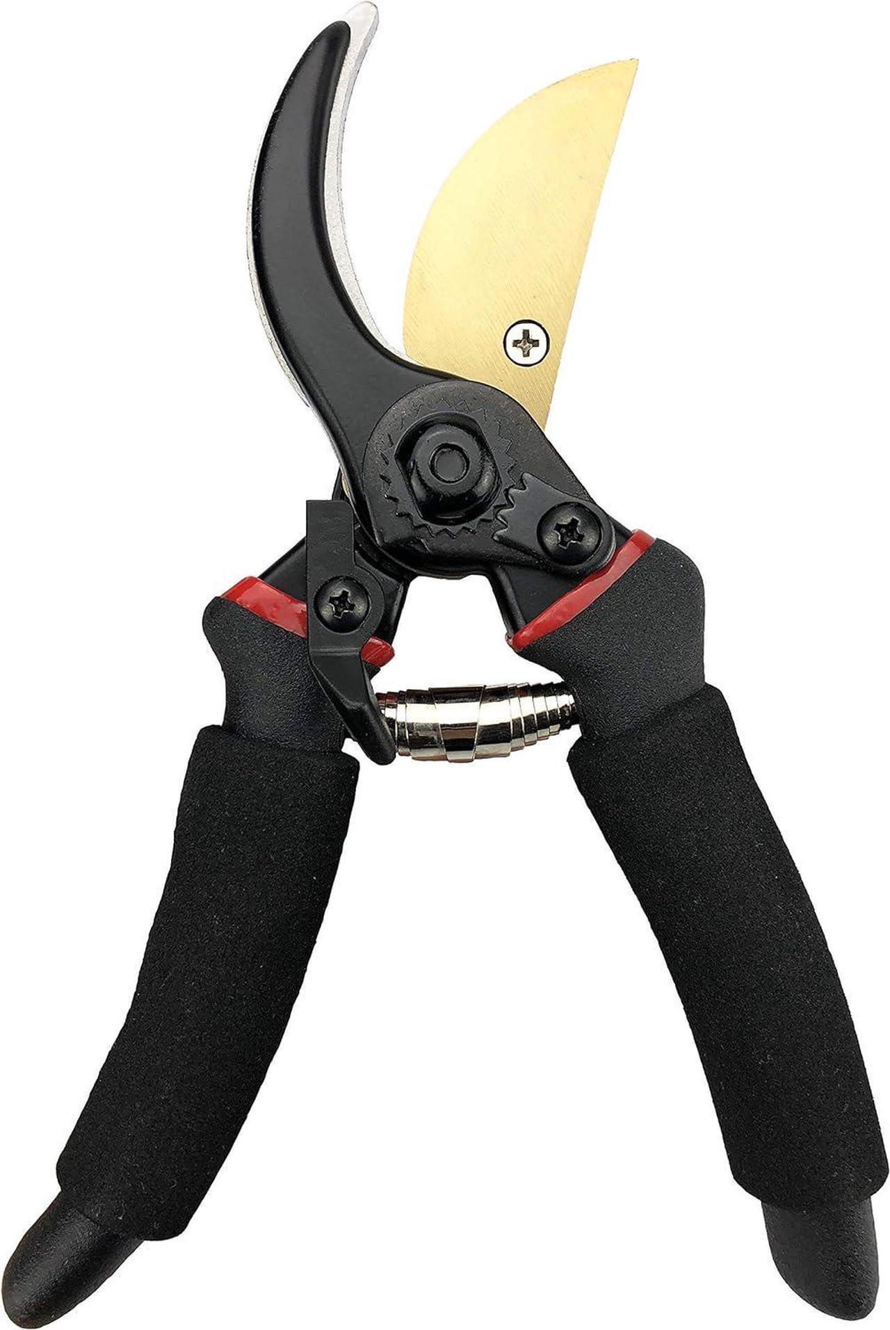 Alt view image 4 of 7 - Corn Electronics 8" Professional Premium Titanium Bypass Pruning Shears (GPPS-1003), Hand Pruners, Garden Clippers.