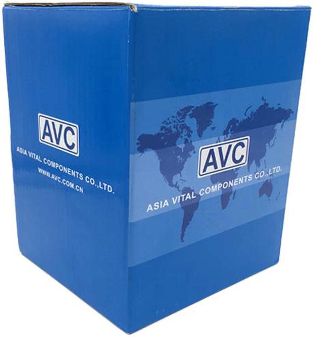 Alt view image 4 of 4 - AVC CPU Cooler Heatsink with 6 Copper Heatpipes Triple 90mm PMW Fans