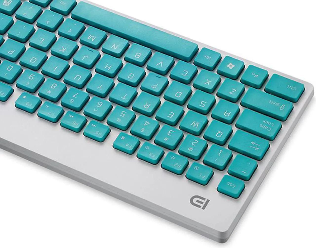 Alt view image 2 of 4 - CORN 1500 Ultra Slim Water Proof Chocolate Key 2.4G Wireless 1600dpi Keyboard and Mouse Combo, 87 Keys  - Blue