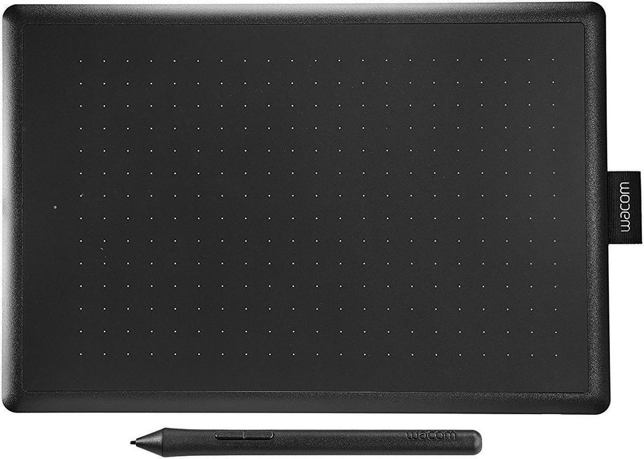 Alt view image 2 of 7 - WACOM One By CTL-472/K0-CX Small 6-inch x 3.5-inch Graphic Tablet Pen Pressure Levels 2048 (Red and Black)