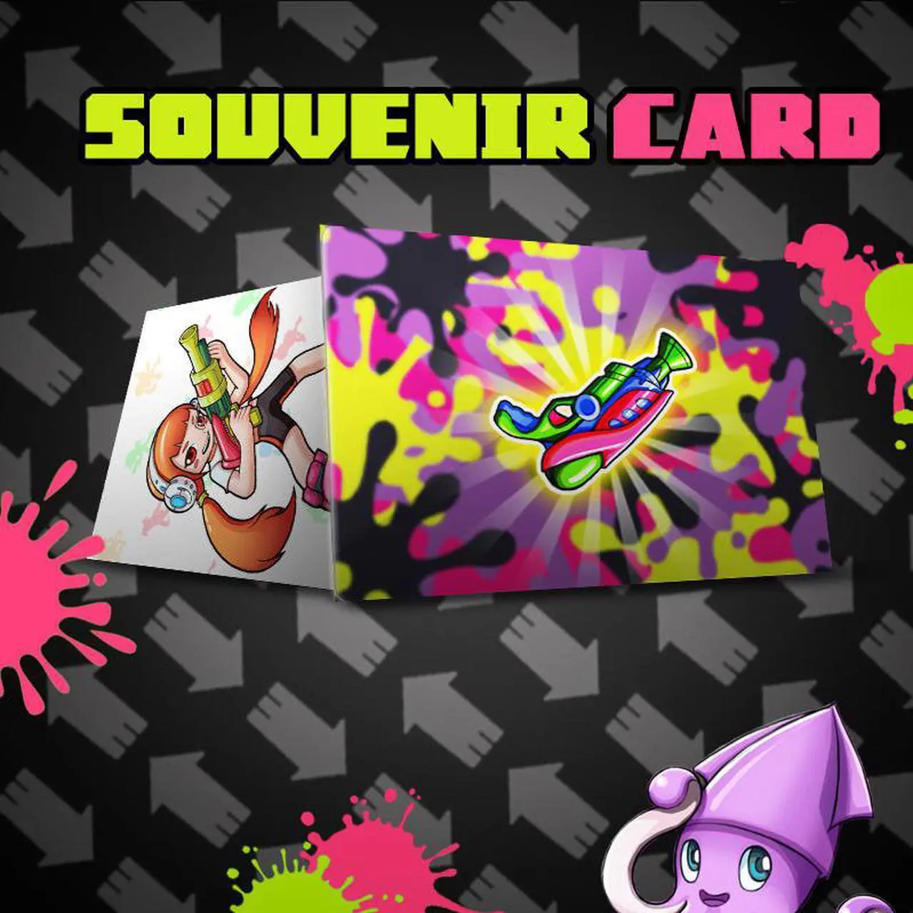 Alt view image 4 of 5 - 11 PCs PVC NFC Tag Card Splatoon 2 for Switch Wii U