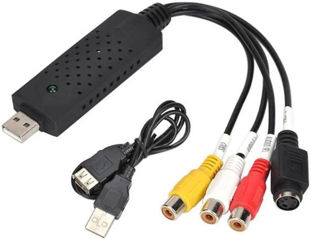 Alt view image 5 of 6 - Corn Electronics USB 2.0 Video Audio VHS to DVD Converter Capture Card Adapter