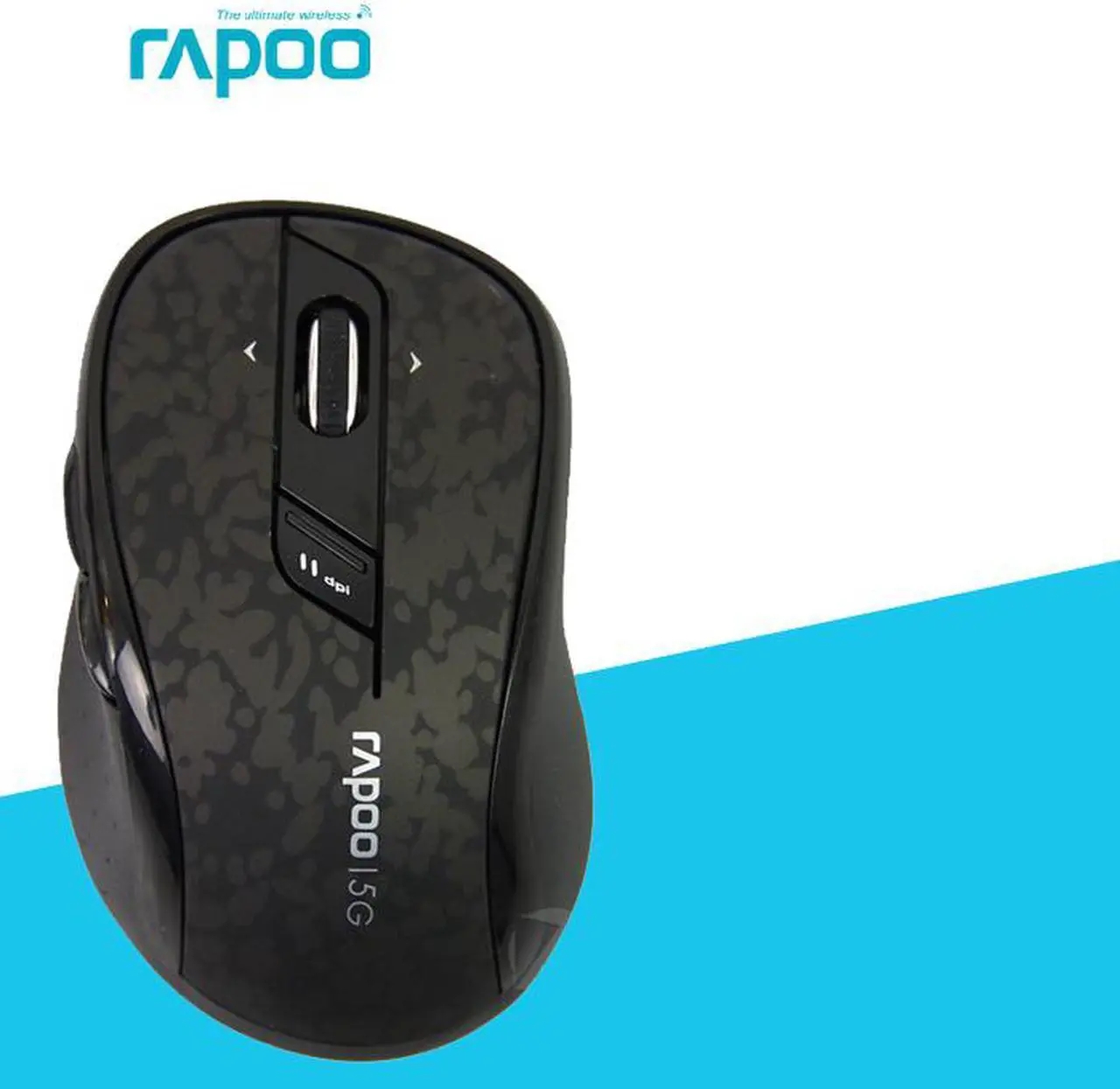 Rapoo 7100P Ergonomic Design, Cool Exterior 5.8GHz 6-button Wireless ...