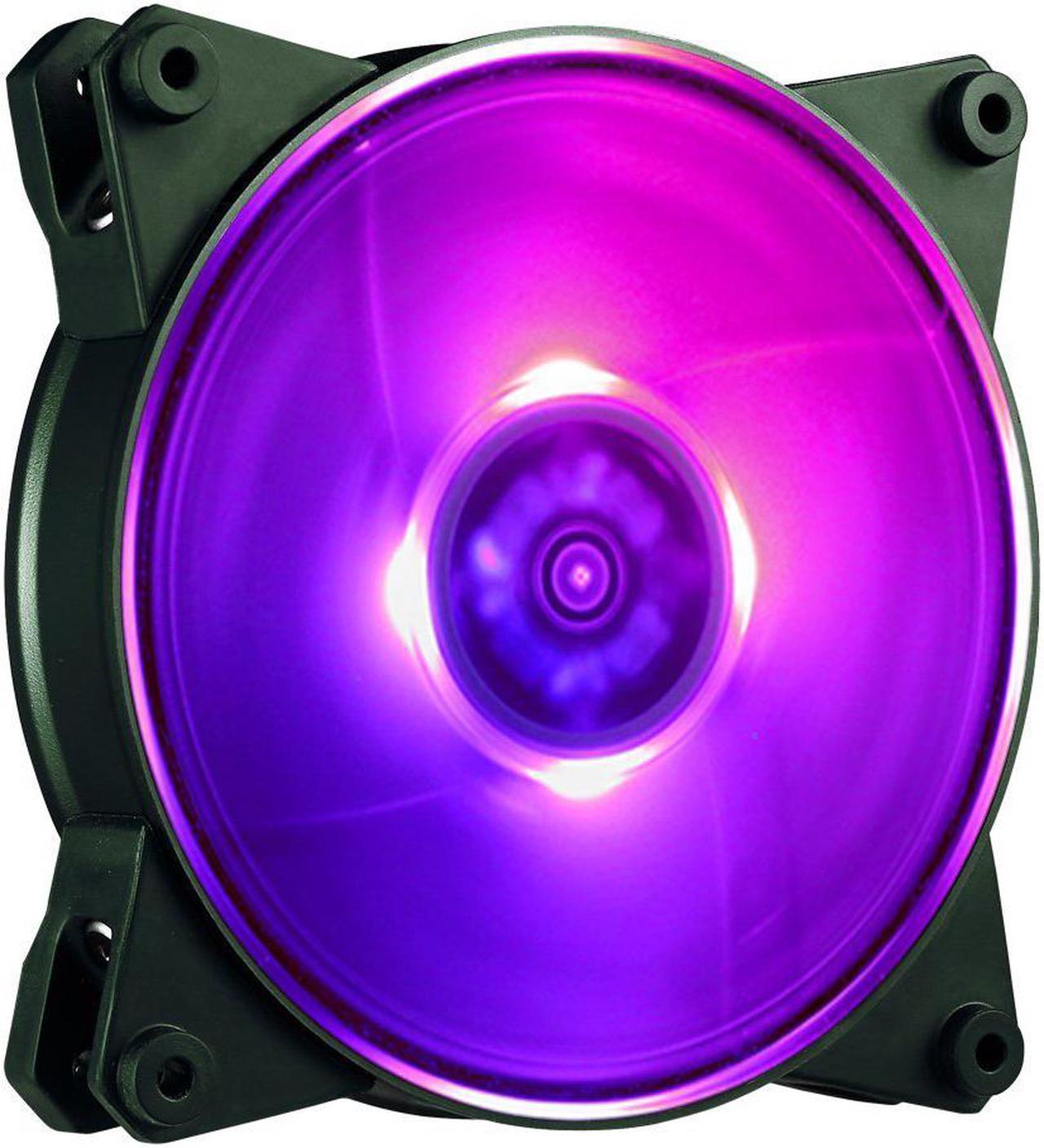 Cooler Master MasterFan Pro 120 Air Balance RGB- 120mm Hybrid RGB Case Fan, Computer Cases CPU Coolers and Radiators