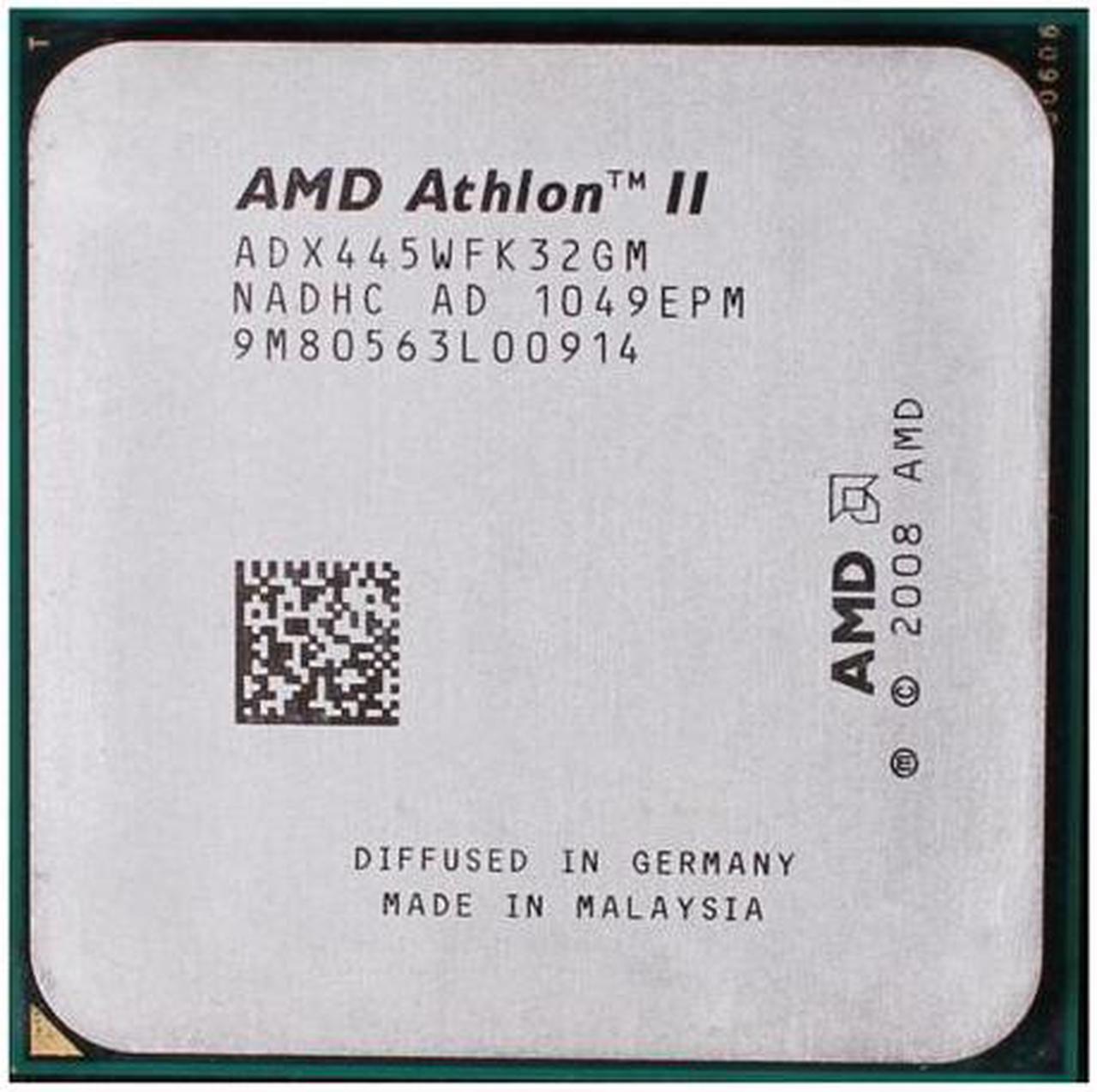 AMD Athlon II X3 445 3.1GHz 3x512KB Socket AM3 Triple-Core desktop CPU