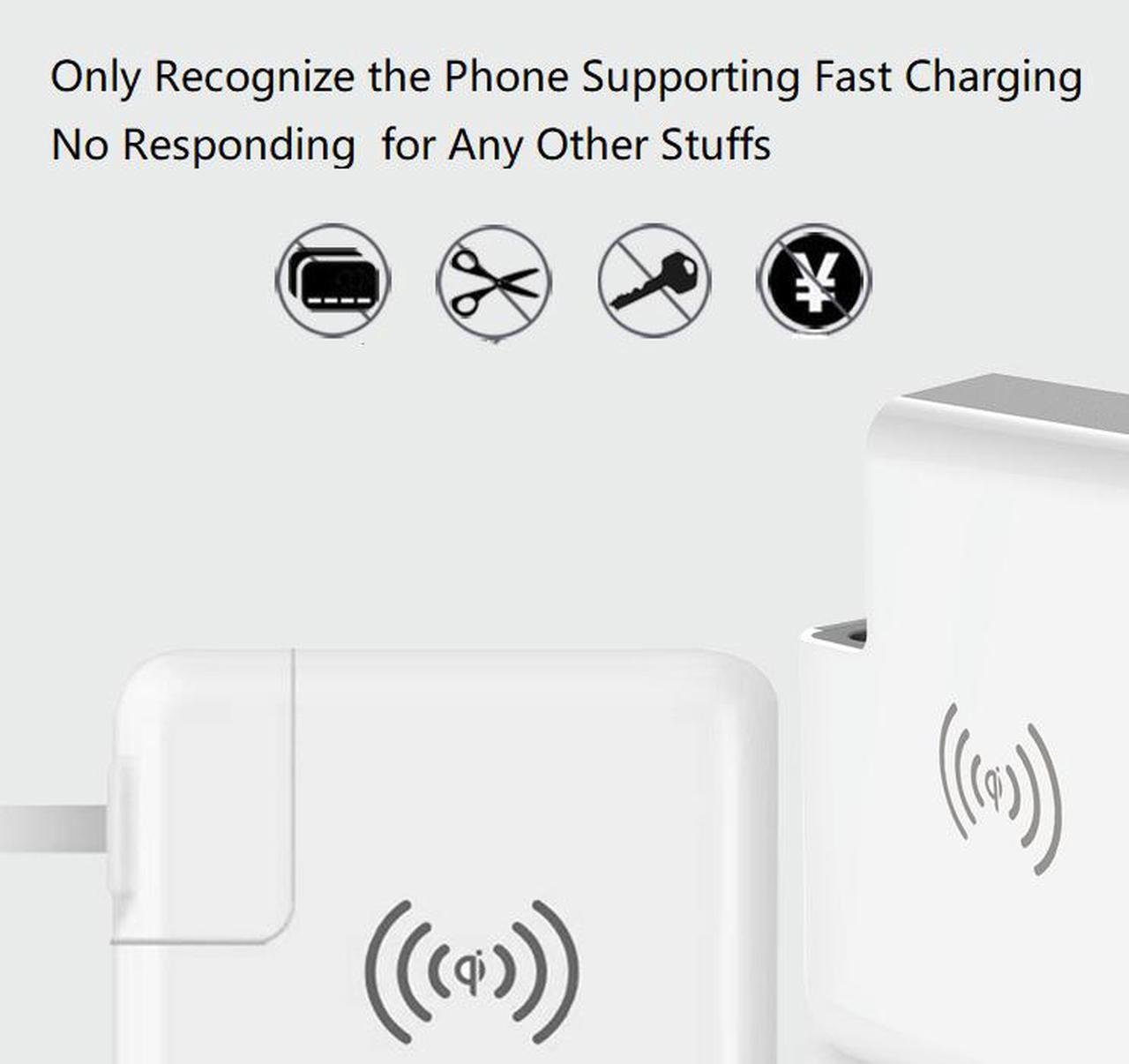 Alt view image 2 of 7 - CORN KP-Super 6700mAh 3-Port USB Wall Charger with Foldable Plug, PowerPort for iPhone Xs/XS Max/XR/X/8/7/6/8Plus, iPad Pro/Air 2/Mini 4/3, Galaxy/Note/Edge, LG, Nexus, HTC, and More
