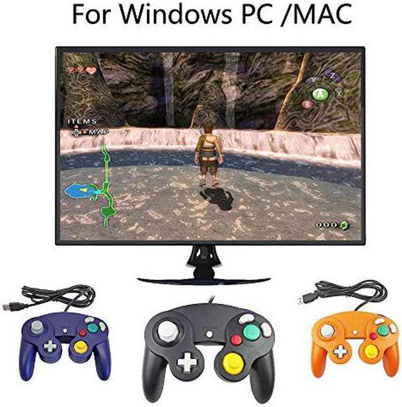 Alt view image 5 of 6 - CORN Classic USB Wired NGC Controller For Nintendo Gamecube Joystick for Nintend NGC GC Control for MAC PC PC Gamepad