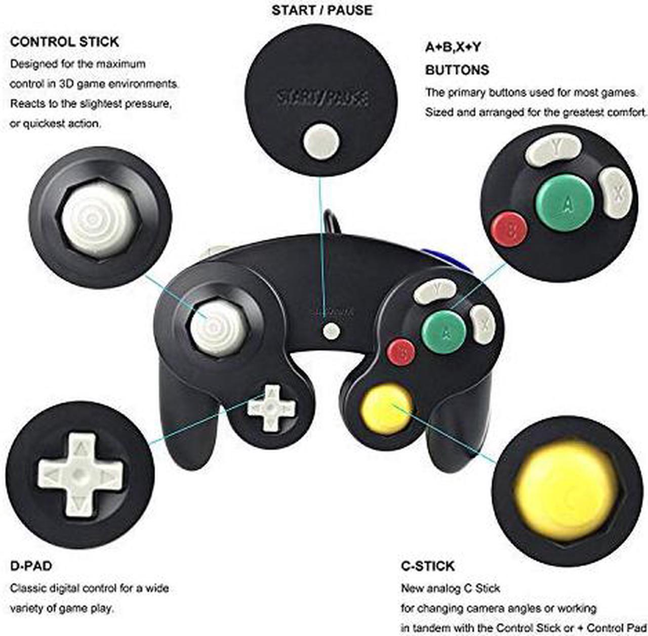Alt view image 3 of 6 - CORN Classic USB Wired NGC Controller For Nintendo Gamecube Joystick for Nintend NGC GC Control for MAC PC PC Gamepad