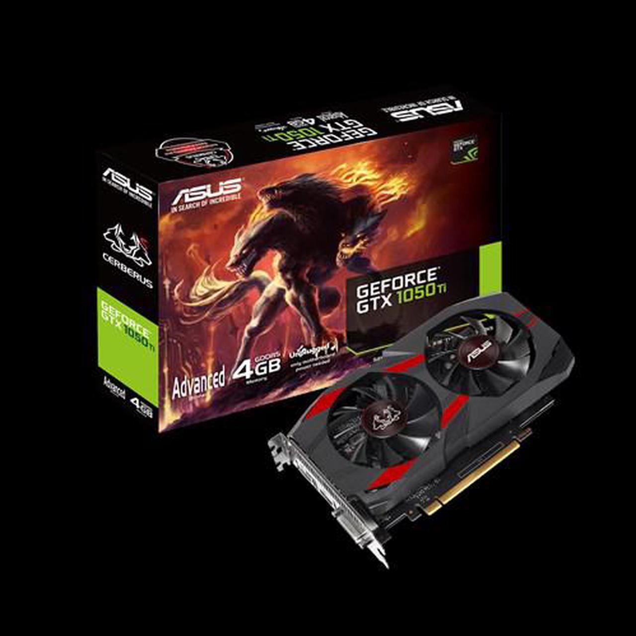 Alt view image 5 of 5 - ASUS Cerberus GeForce GTX 1050 Ti 4GB GDDR5 Gaming Graphics Card, CERBERUS-GTX1050TI-A4G