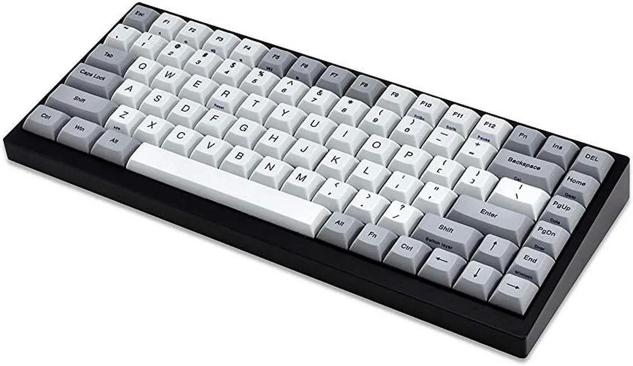 Alt view image 2 of 7 - Vortexgear Tab 75 Mechanical Gaming Keyboard - Wired/Wireless - PBT Dye Sub - Cherry Mx - Programmable - 84 Keys - USB Type C & Bluetooth 3.0