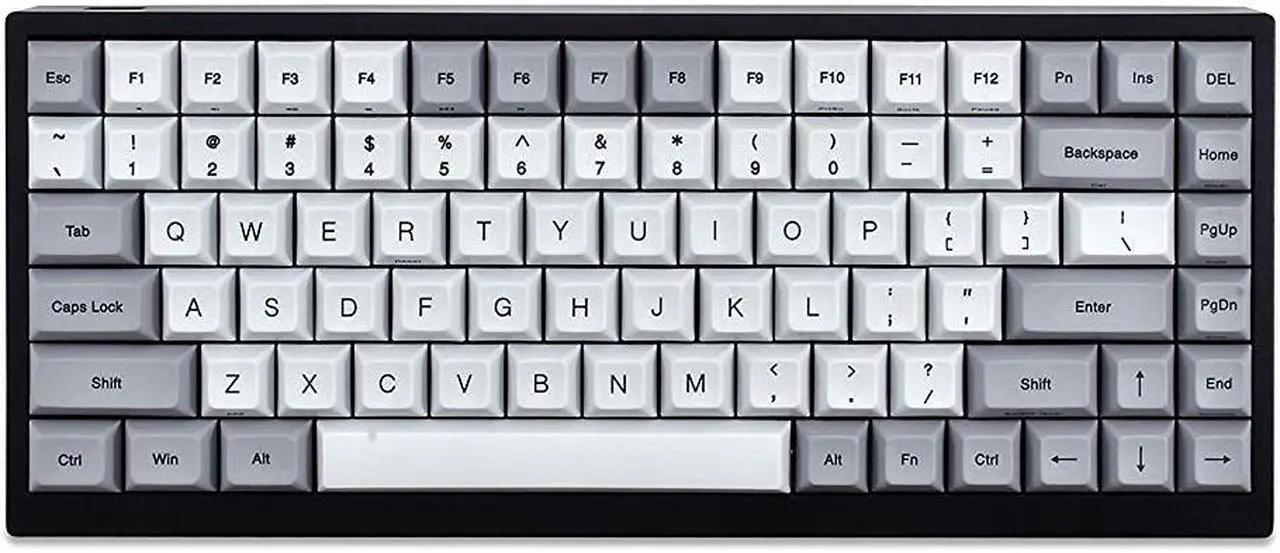 Alt view image 3 of 7 - Vortexgear Tab 75 Mechanical Gaming Keyboard - Wired/Wireless - PBT Dye Sub - Cherry Mx - Programmable - 84 Keys - USB Type C & Bluetooth 3.0