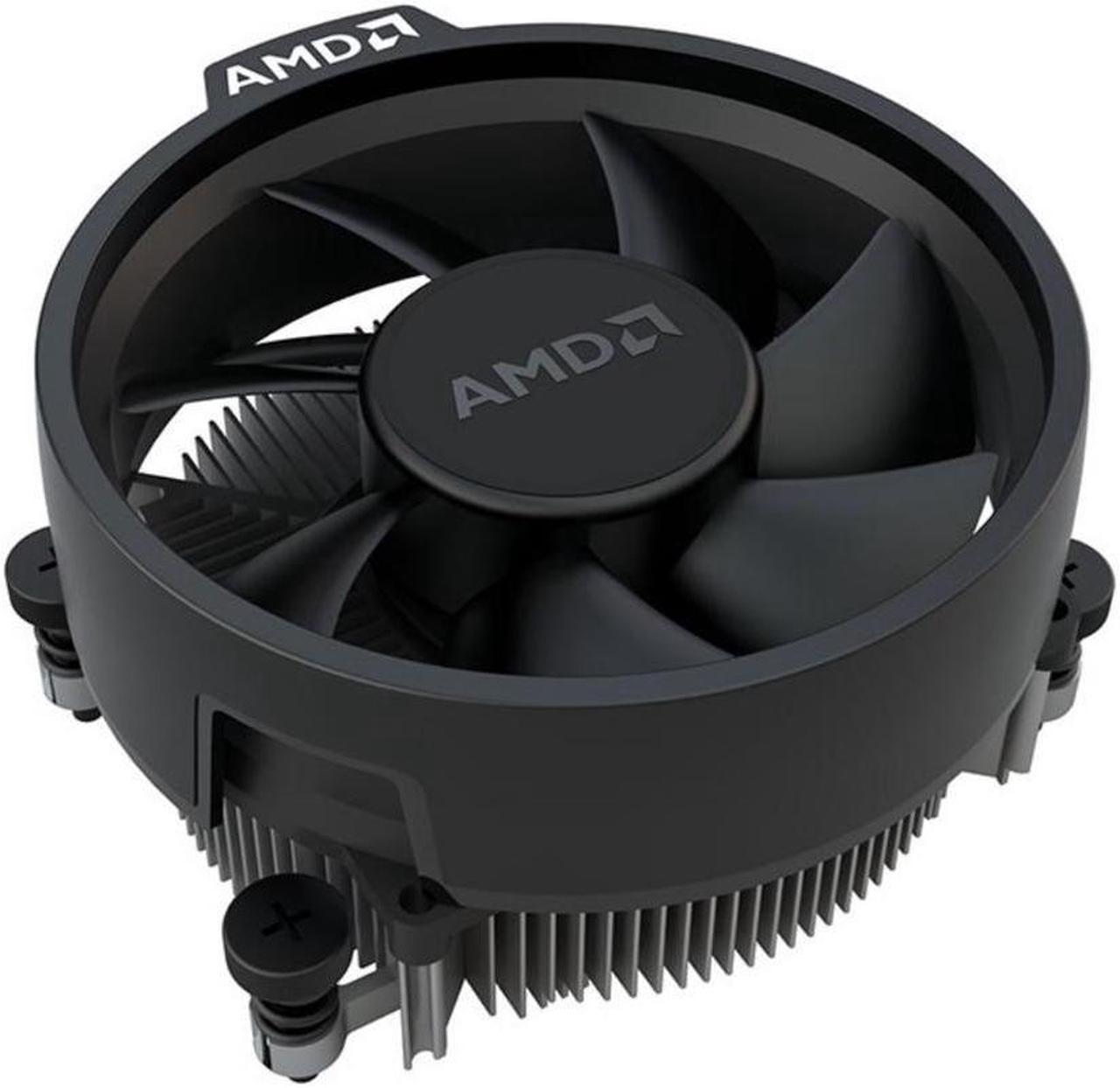 AMD Wraith Stealth Socket AM4 4-Pin Connector CPU Cooler with Aluminum Heatsink & 3.93-Inch Fan (Slim)