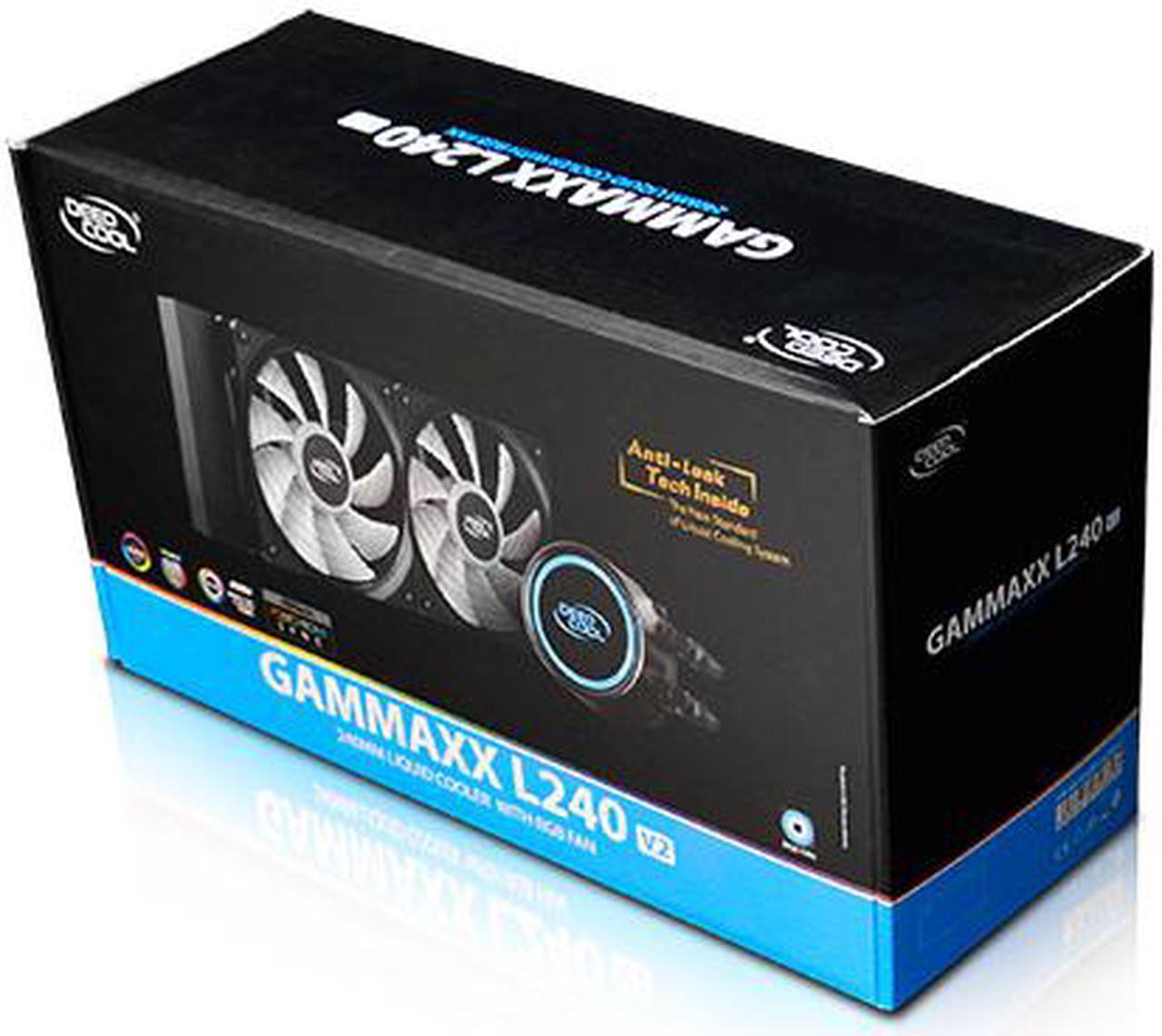 Alt view image 7 of 7 - DEEPCOOL MAELSTROM 240 V2/GAMMAXX L240 V2 RGB Liquid CPU Cooling System For LGA20XX/LGA1366/LGA115X, FM2+/FM2/FM1/AM3+/AM3/AM2+/AM2/AM4