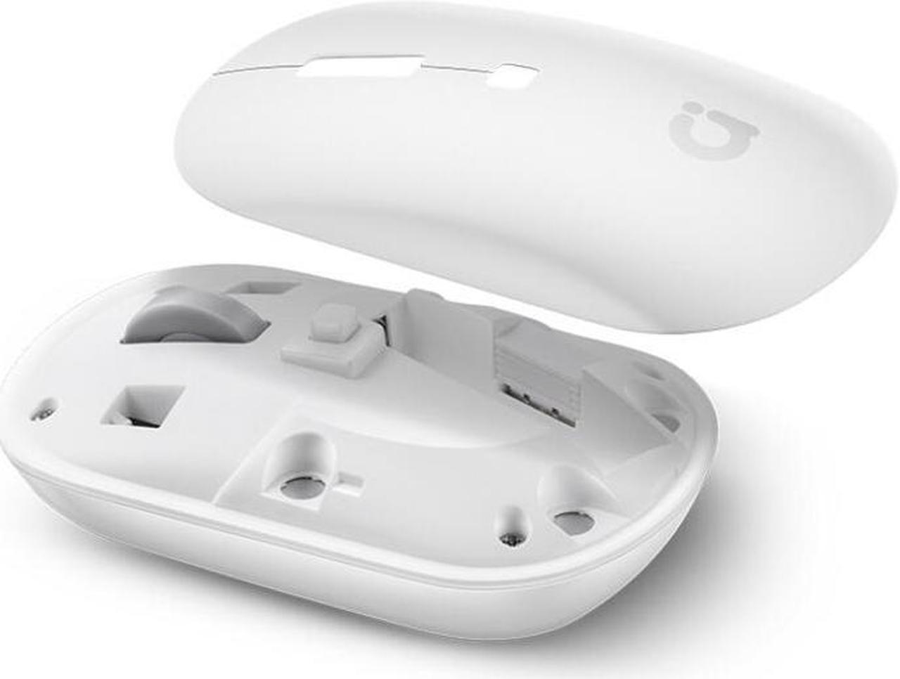 ASUS  Adol A Ergonomic Design  White 2.4Ghz Wireless 2000DPI Adjustable Mouse, Wide Compatible With MAC,Win7/8/10 and Android