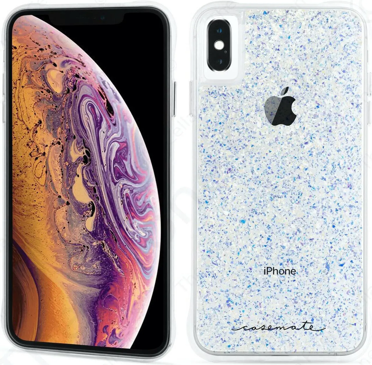 Main image of Case Mate "Twinkle" Protective Case CM037832 for the Apple iPhone Xs Max (Stardust)