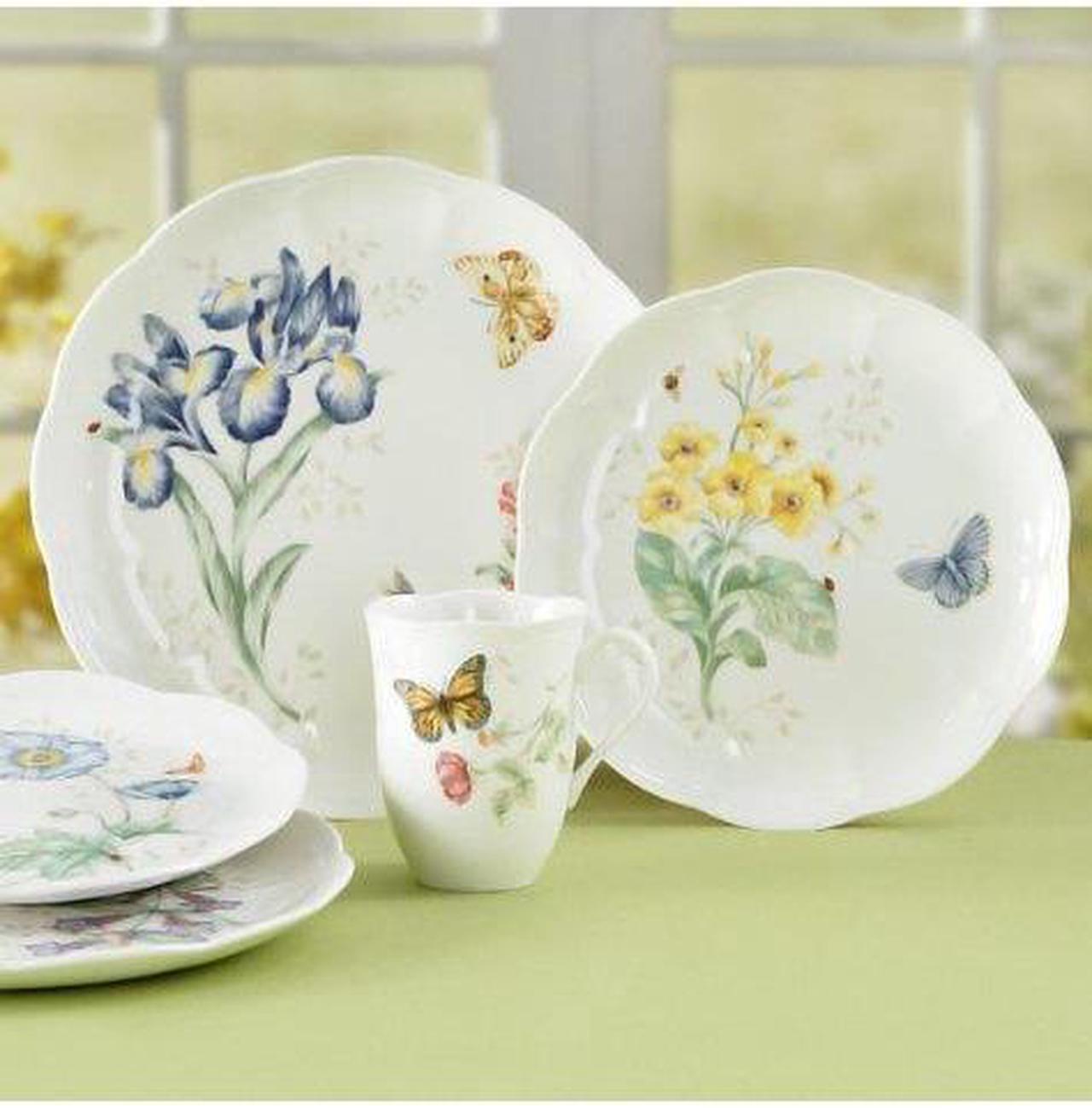 Lenox Butterfly Meadow 18-Piece Dinnerware Set, Service for 6