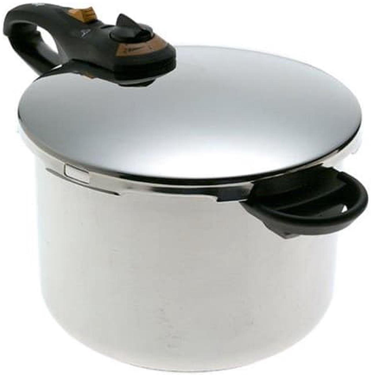 Alt view image 3 of 9 - Fagor Duo Stainless Steel 8 Quart Pressure Cooker 918060787