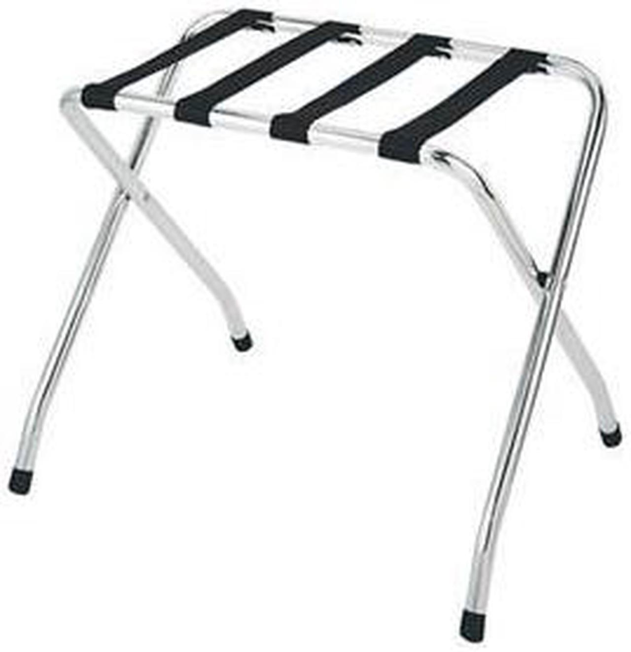 Alt view image 4 of 10 - Whitmor 6060-430 Chrome Luggage Rack