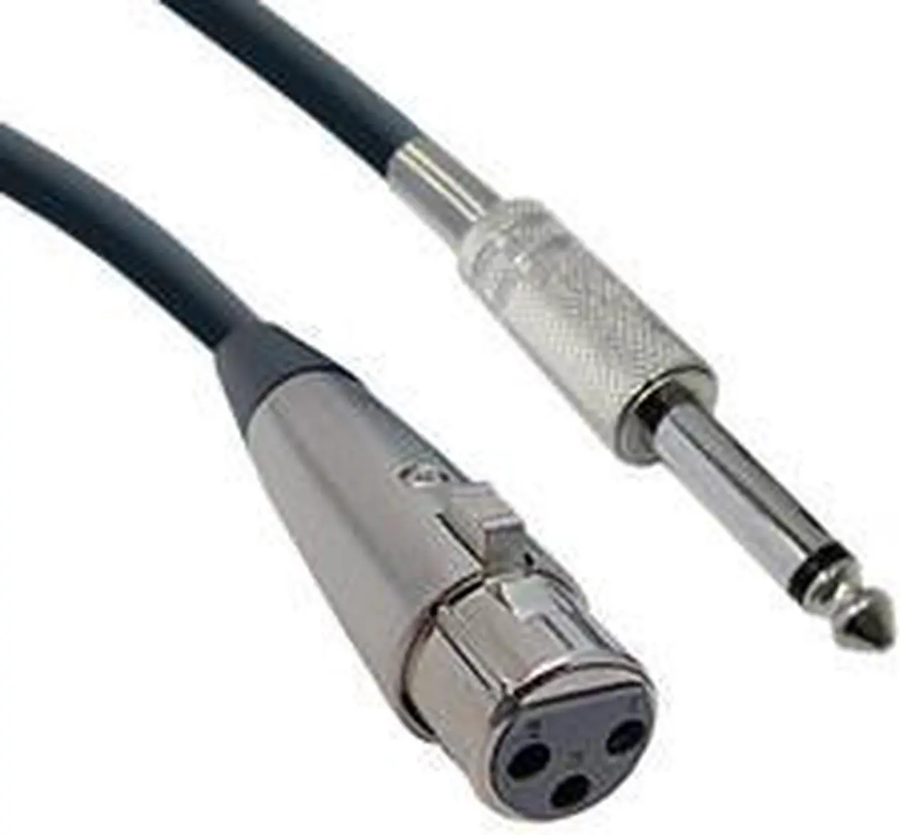 Main image of XLR Female to 1/4 Inch Mono Male Audio Cables, 25ft