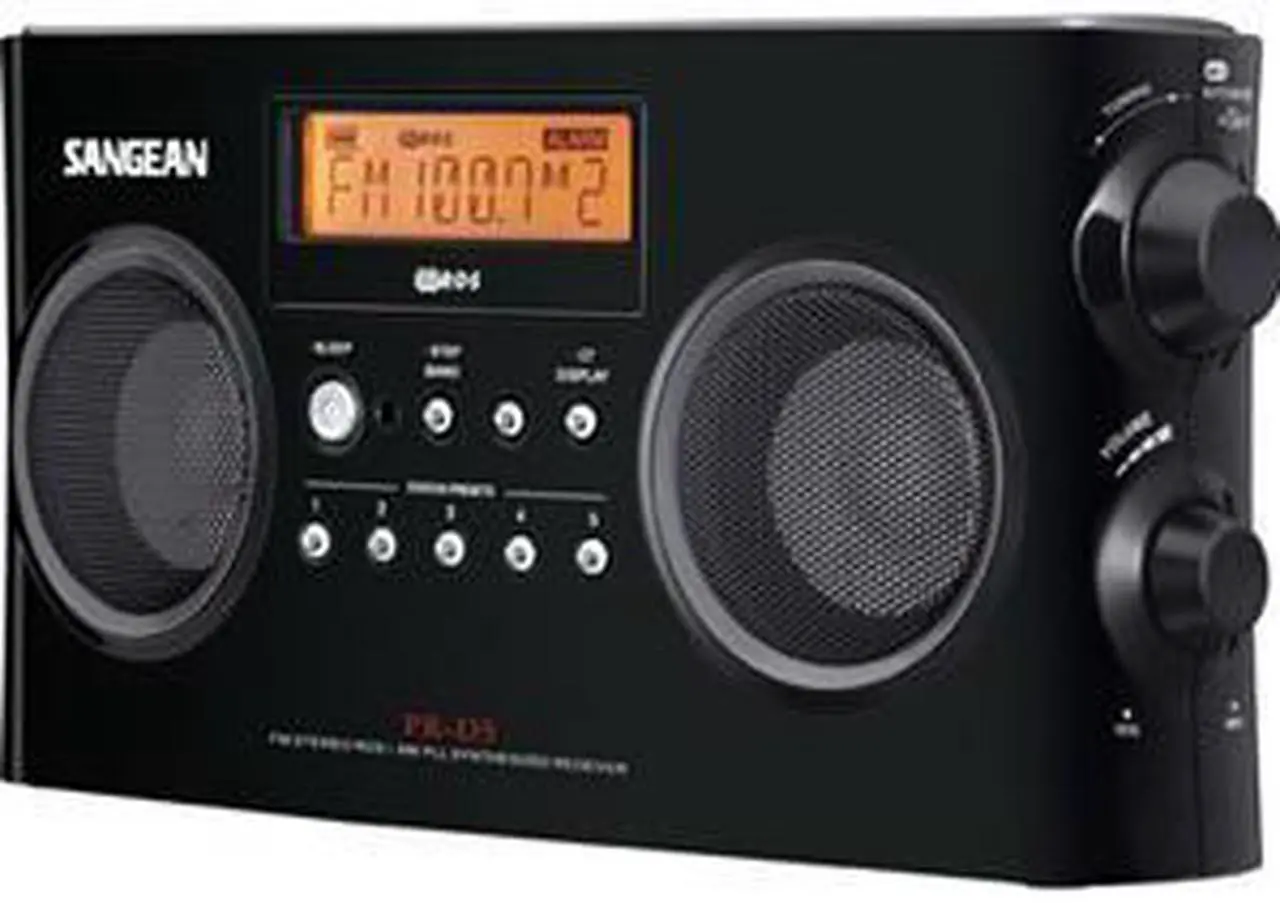 Alt view image 2 of 9 - Sangean AM / FM-Stereo Digital Tuning Radio PR-D5BK Black