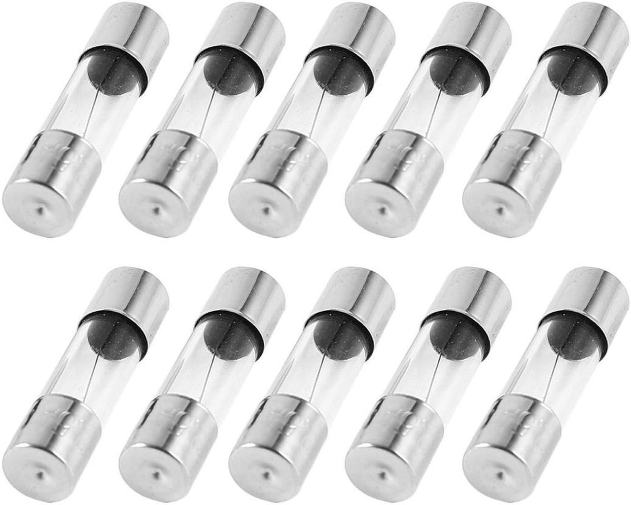 Unique Bargains 10pcs Quick Fast Blow 5x20mm Glass Tube Fuses 250V 2.5A