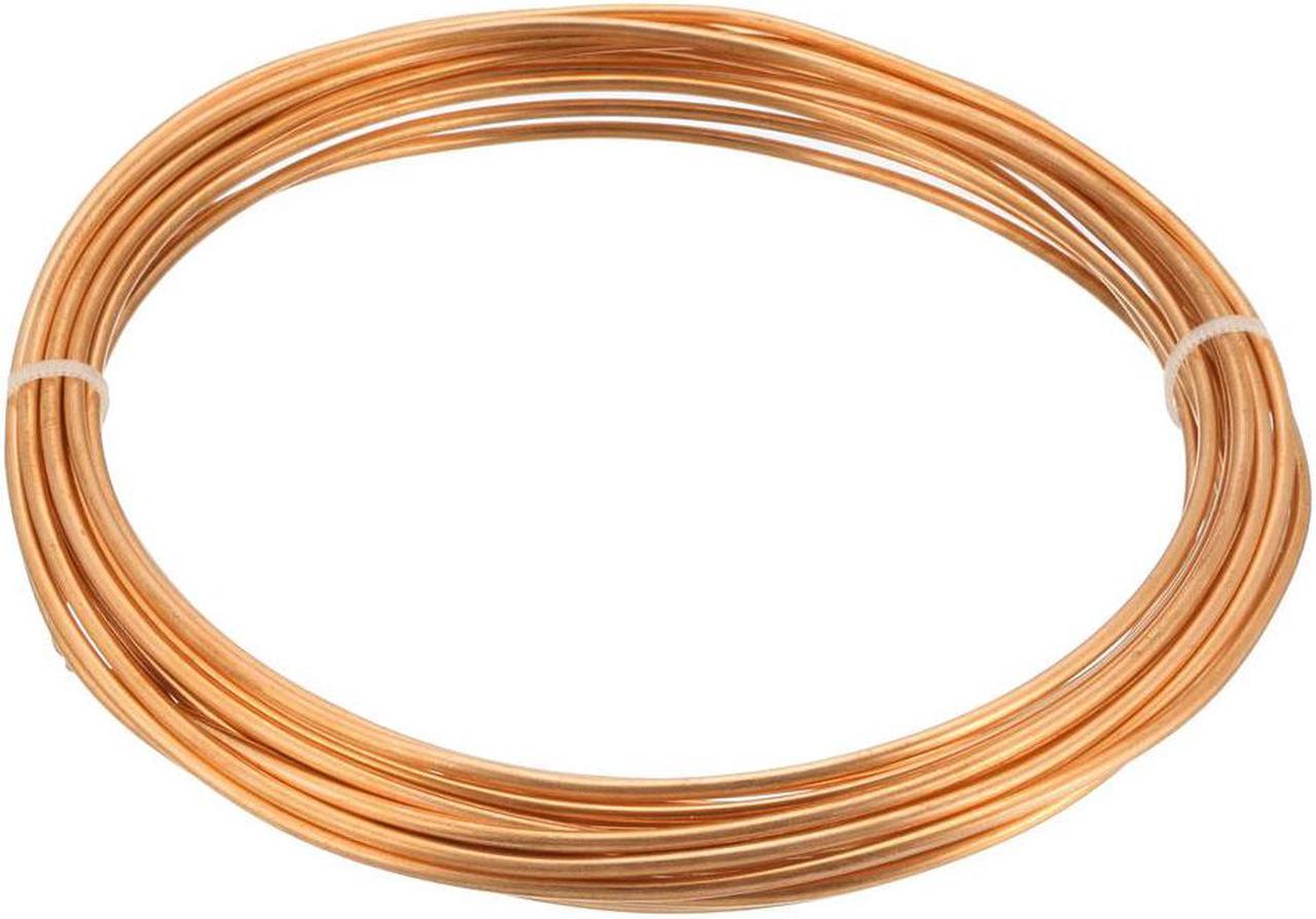 Refrigeration Tubing, 5/64" OD x 3/64" ID x 16 Ft Soft Coil Copper Tubing