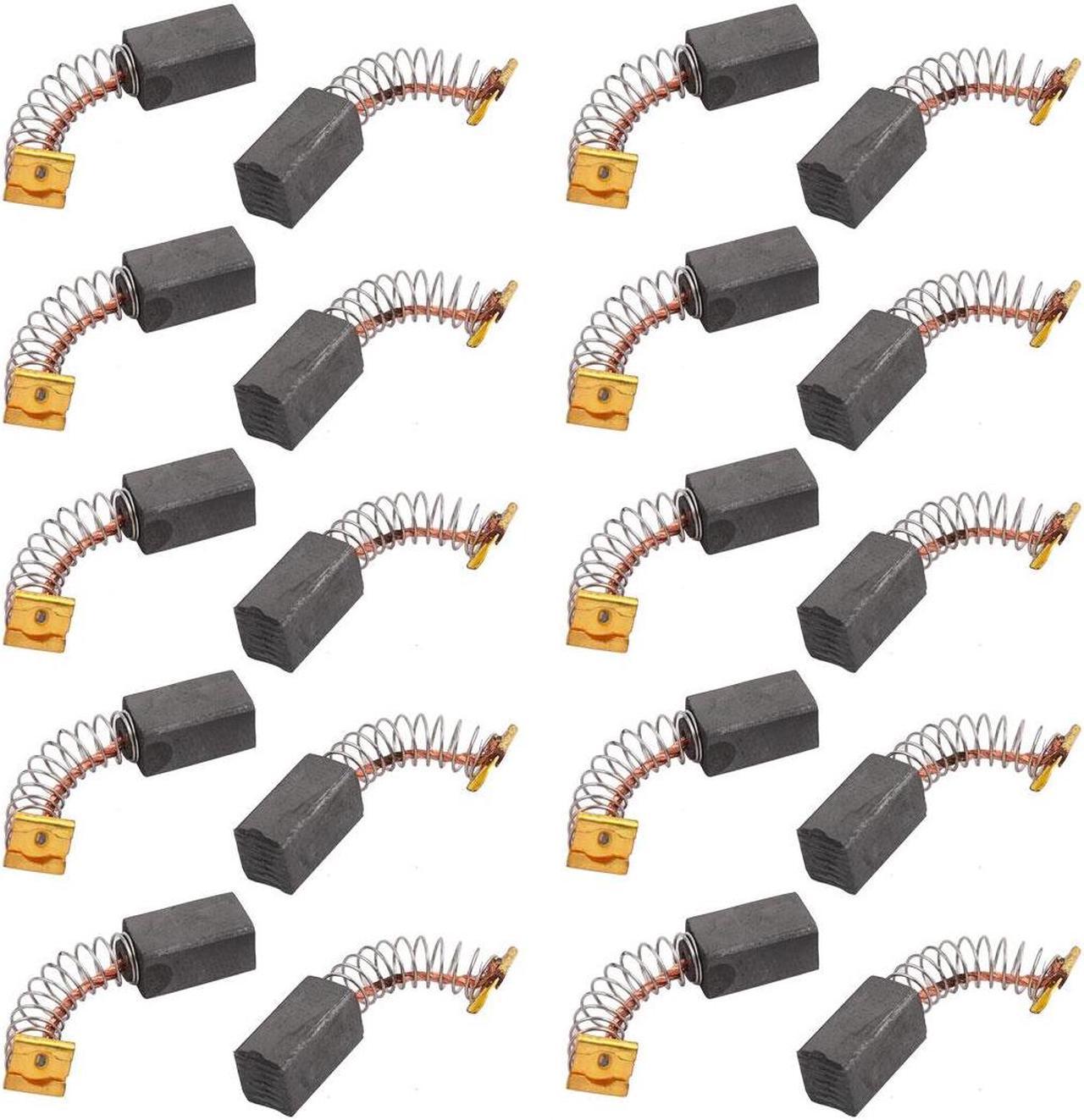 10Pairs 12.7x7.4x6.4mm Carbon Brushes Power Tool for Electric Hammer Drill Motor