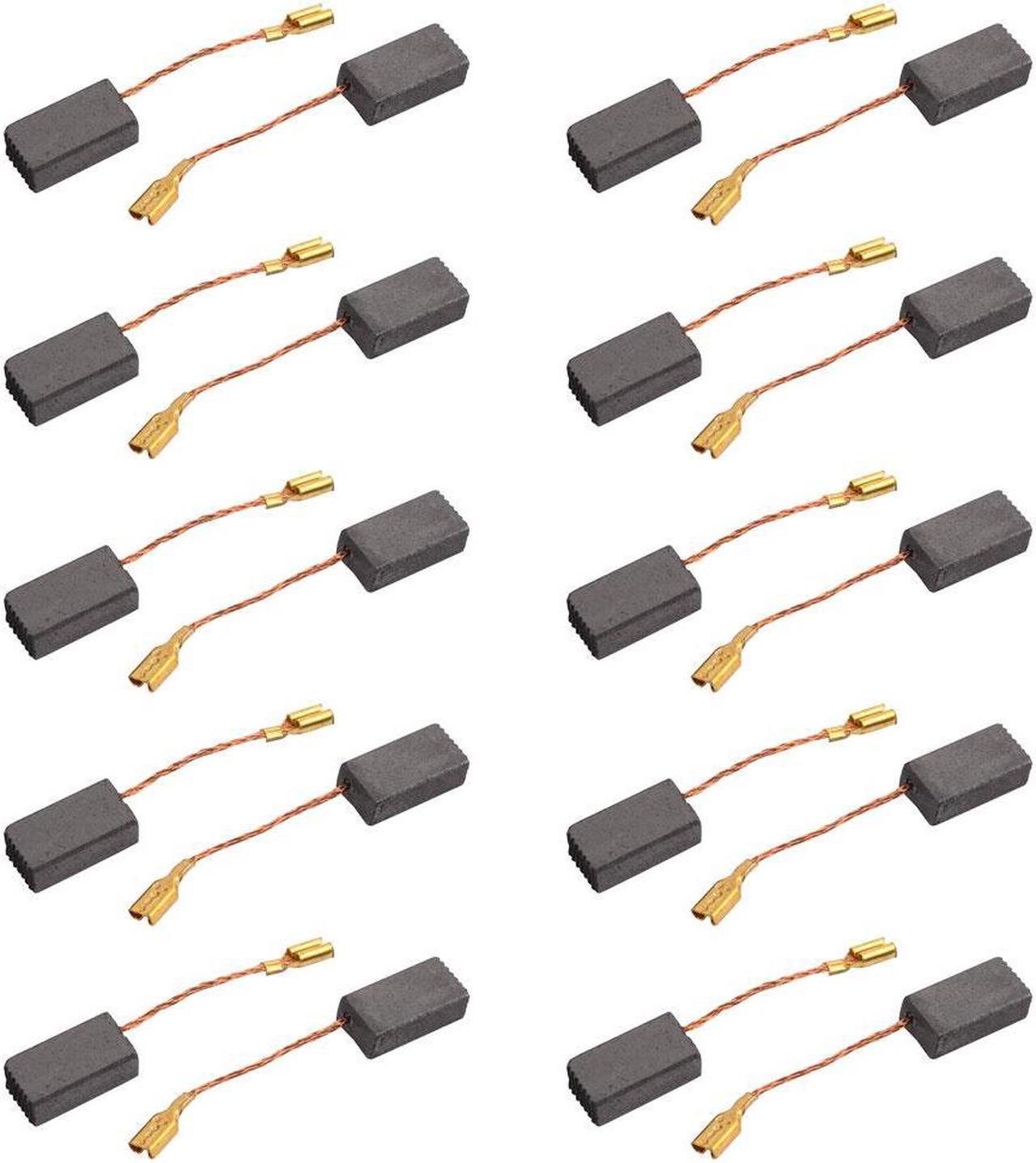 10Pairs 15x7.8mmx4.7mm Carbon Brushes Power Tool for Electric Hammer Drill Motor