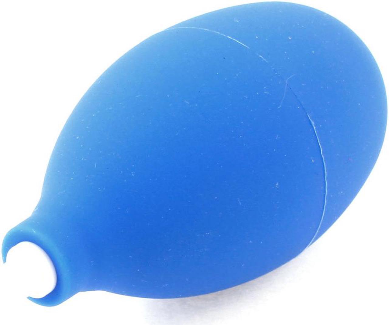 Unique Bargains Camera Lens Oval Shaped Air Dust Blower Rubber Cleaner 4.5cm Dia Blue