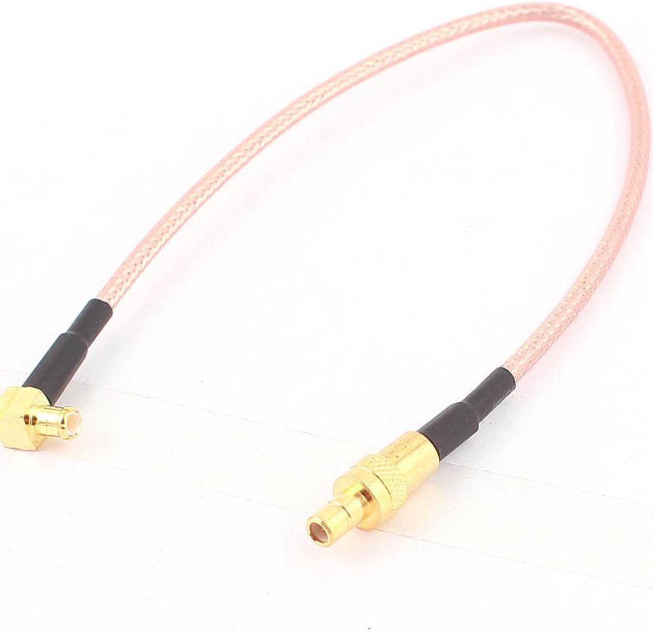 Unique Bargains SMB Male to MCX Male Right Angle Adapter Connector RG316 Coaxial Cable 20cm