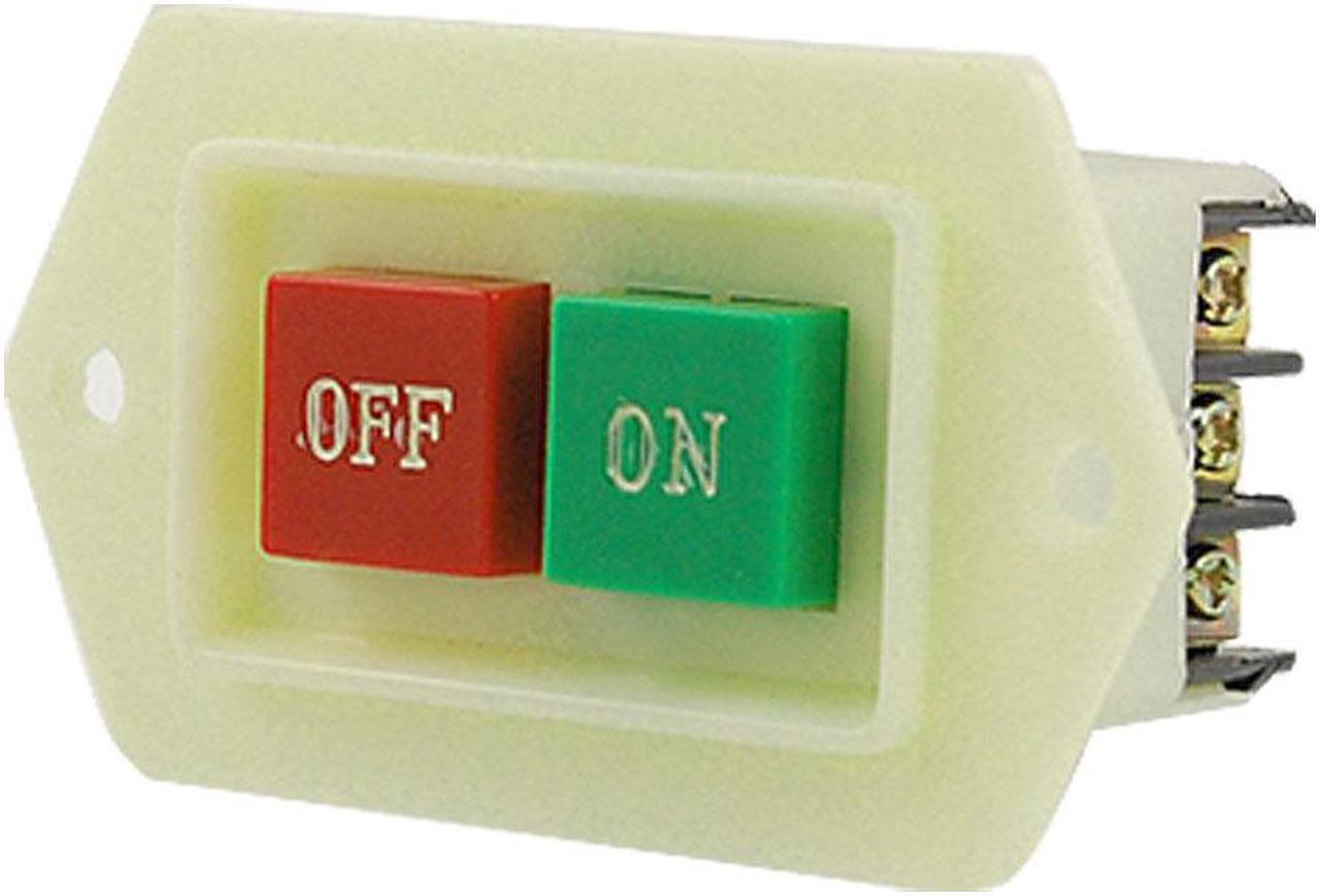 Main image of Unique Bargains Bench Drill 6 Screw Terminals On/Off Push Button Switch Cgtbh